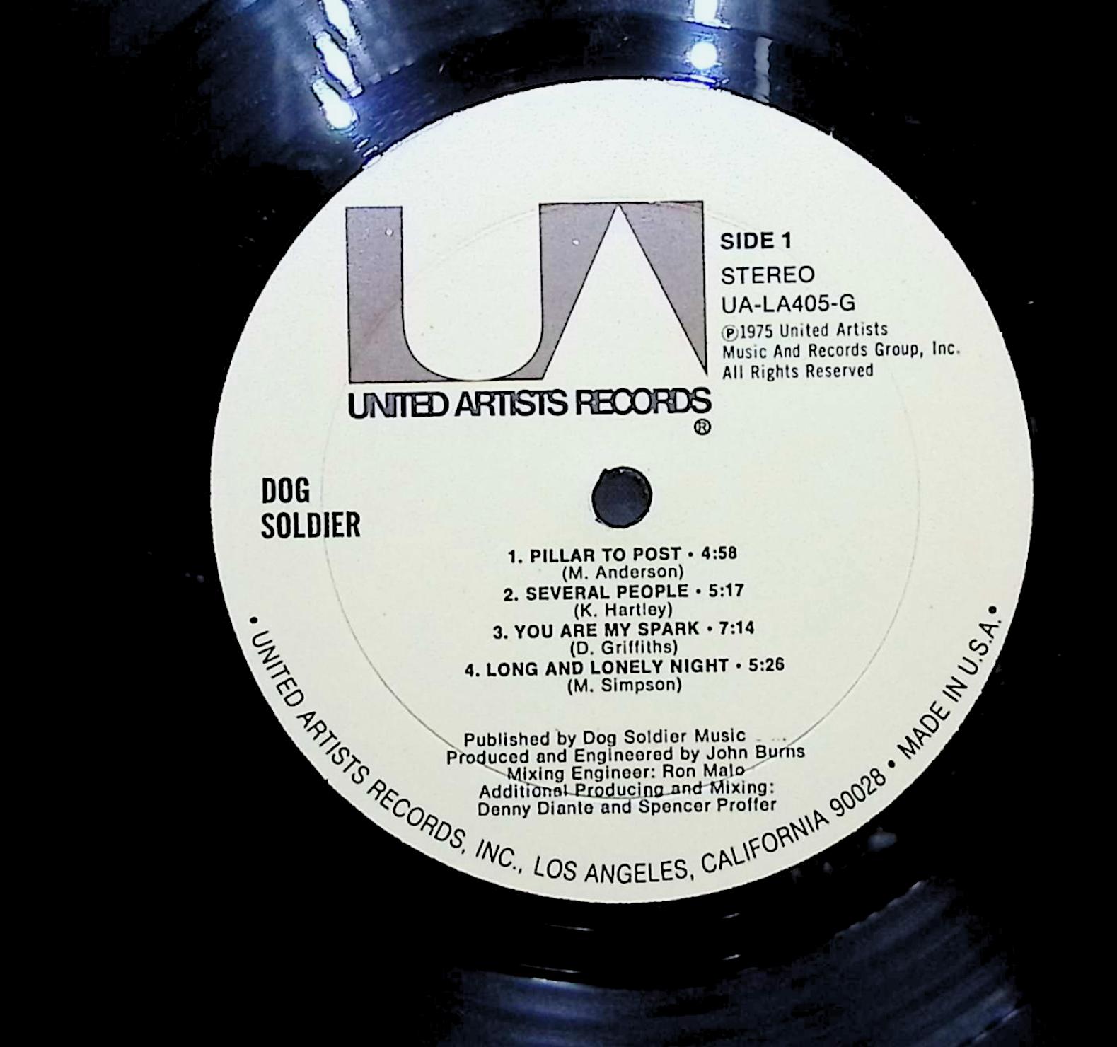 Dog Soldier Dog Soldier 1975 LP Rock — image 4