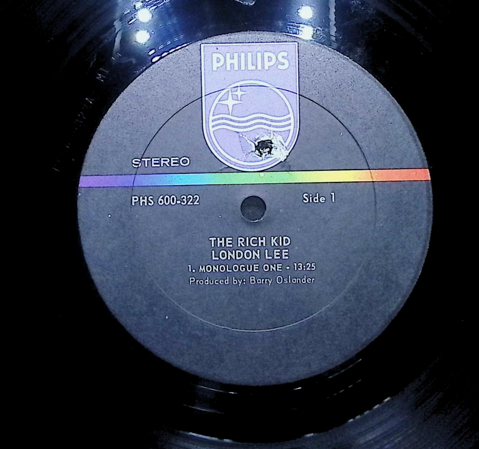 London Lee The Rich Kid 1969 LP Jazz Sides 1 & 2  — image 4