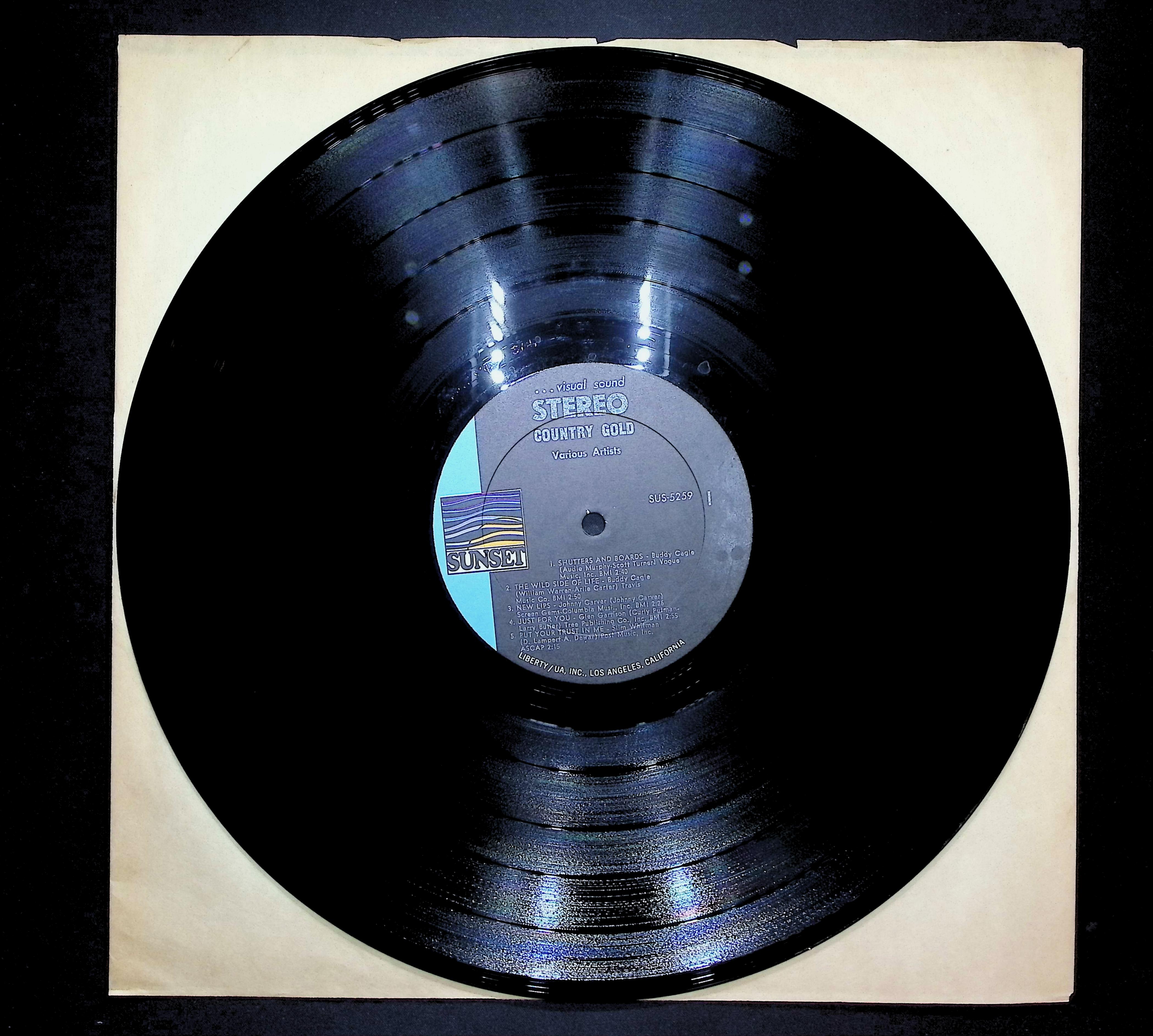 Various Artists Country Gold 1969 LP Folk, World, & Country — image 3