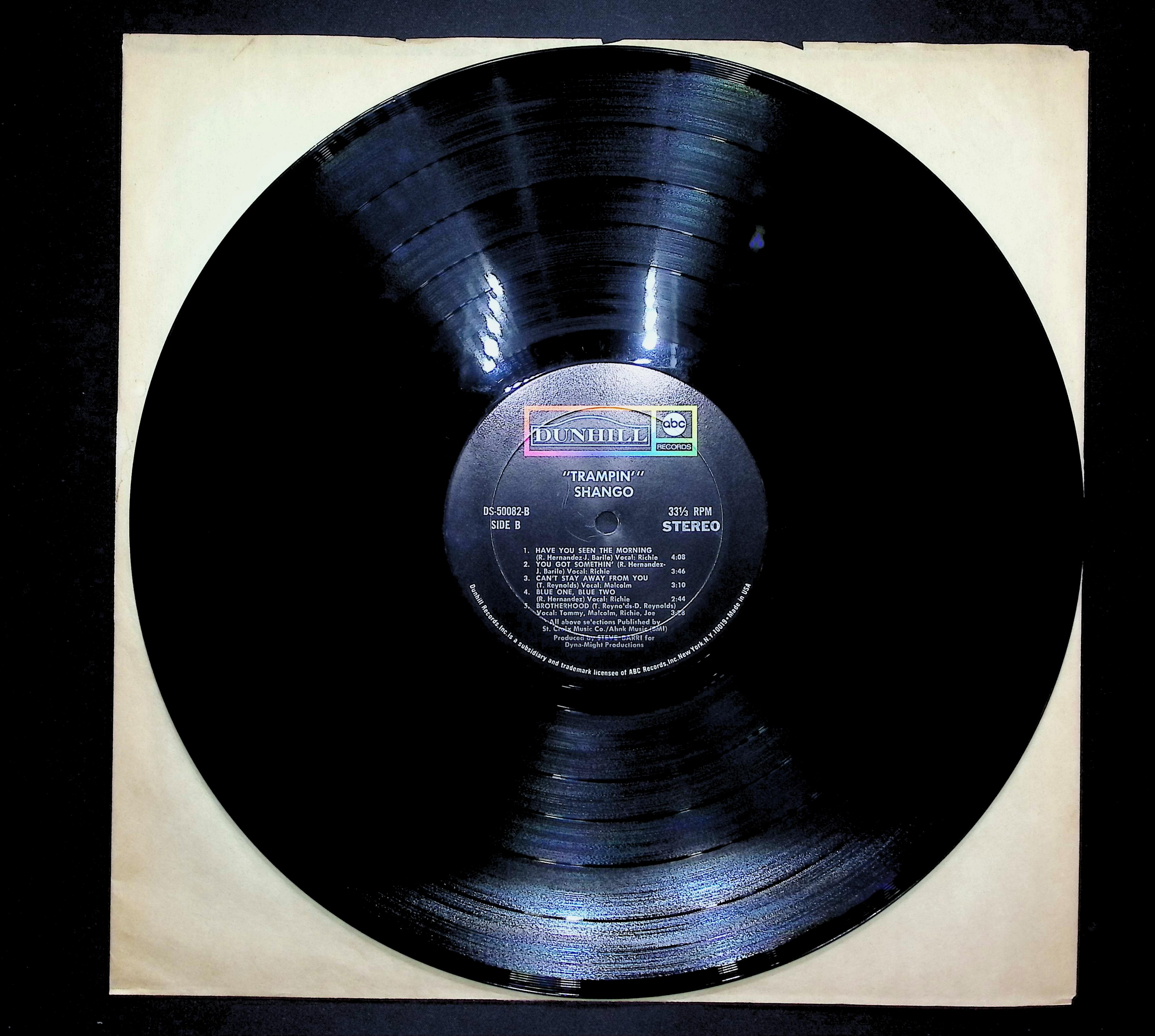 Shango Trampin' 1970 LP Rock Side A & B — image 3