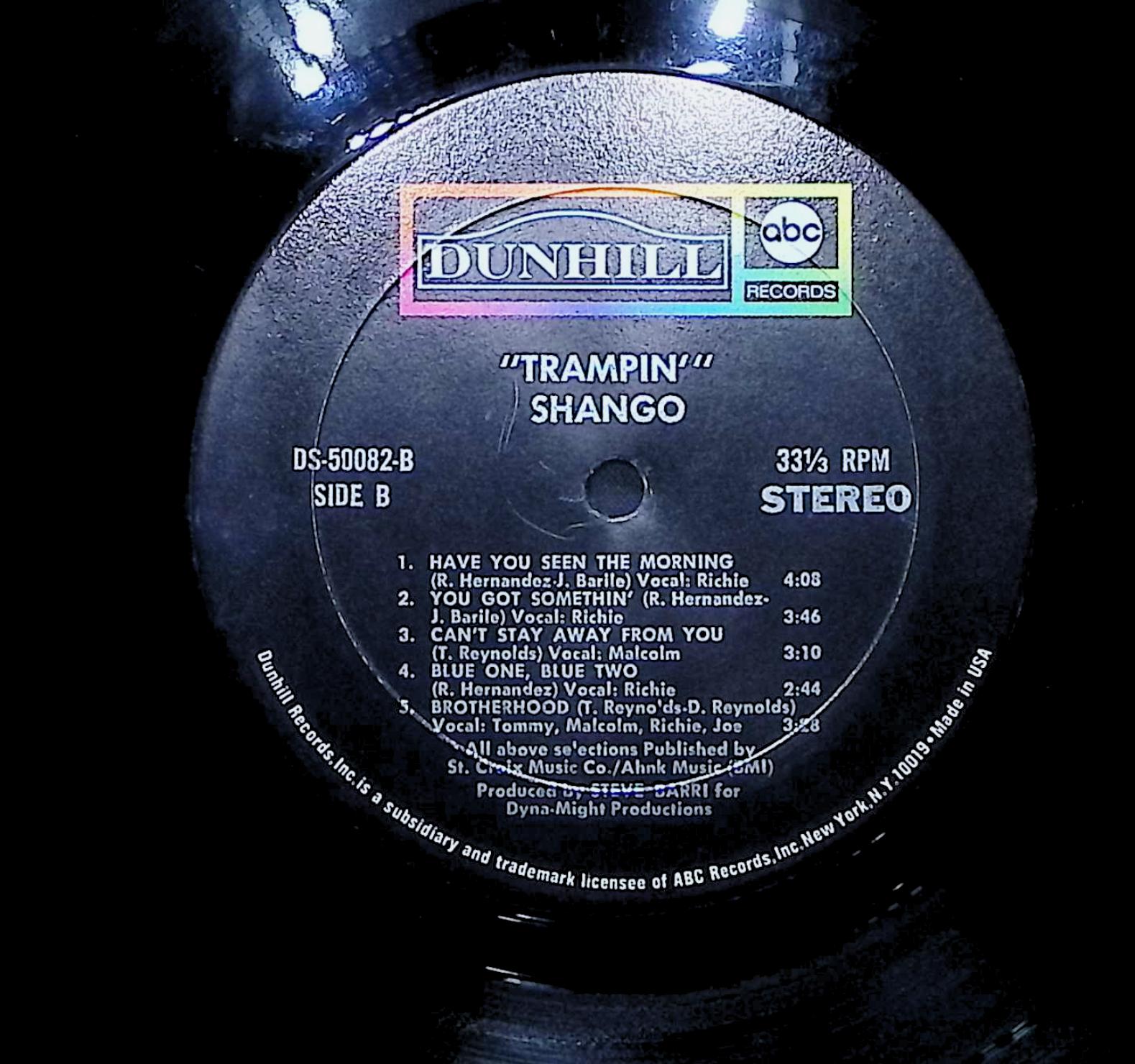 Shango Trampin' 1970 LP Rock Side A & B — image 4