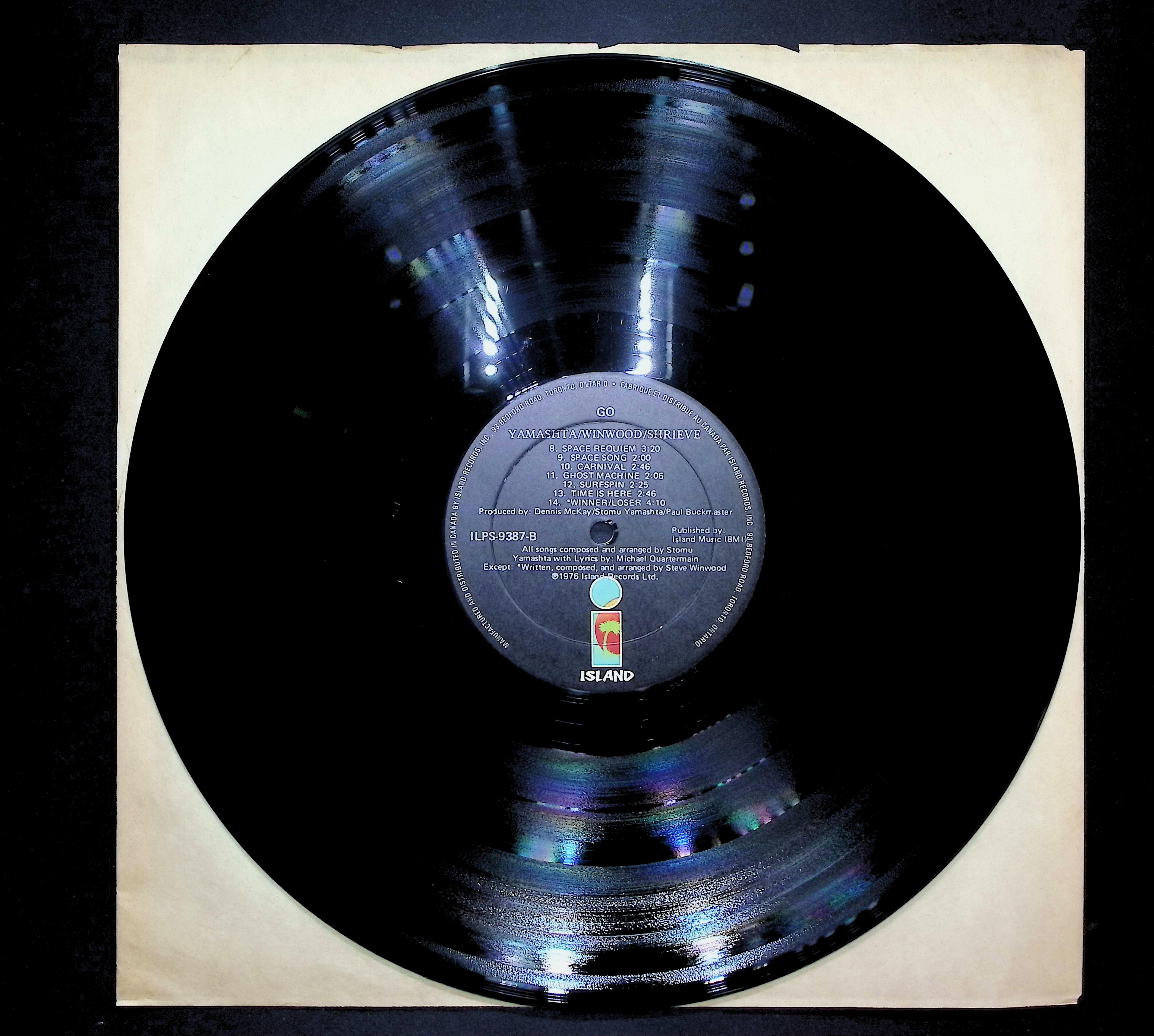 Various Artists Go 1976 LP Electronic Side A & B 1976 LP Electronic Side A & B