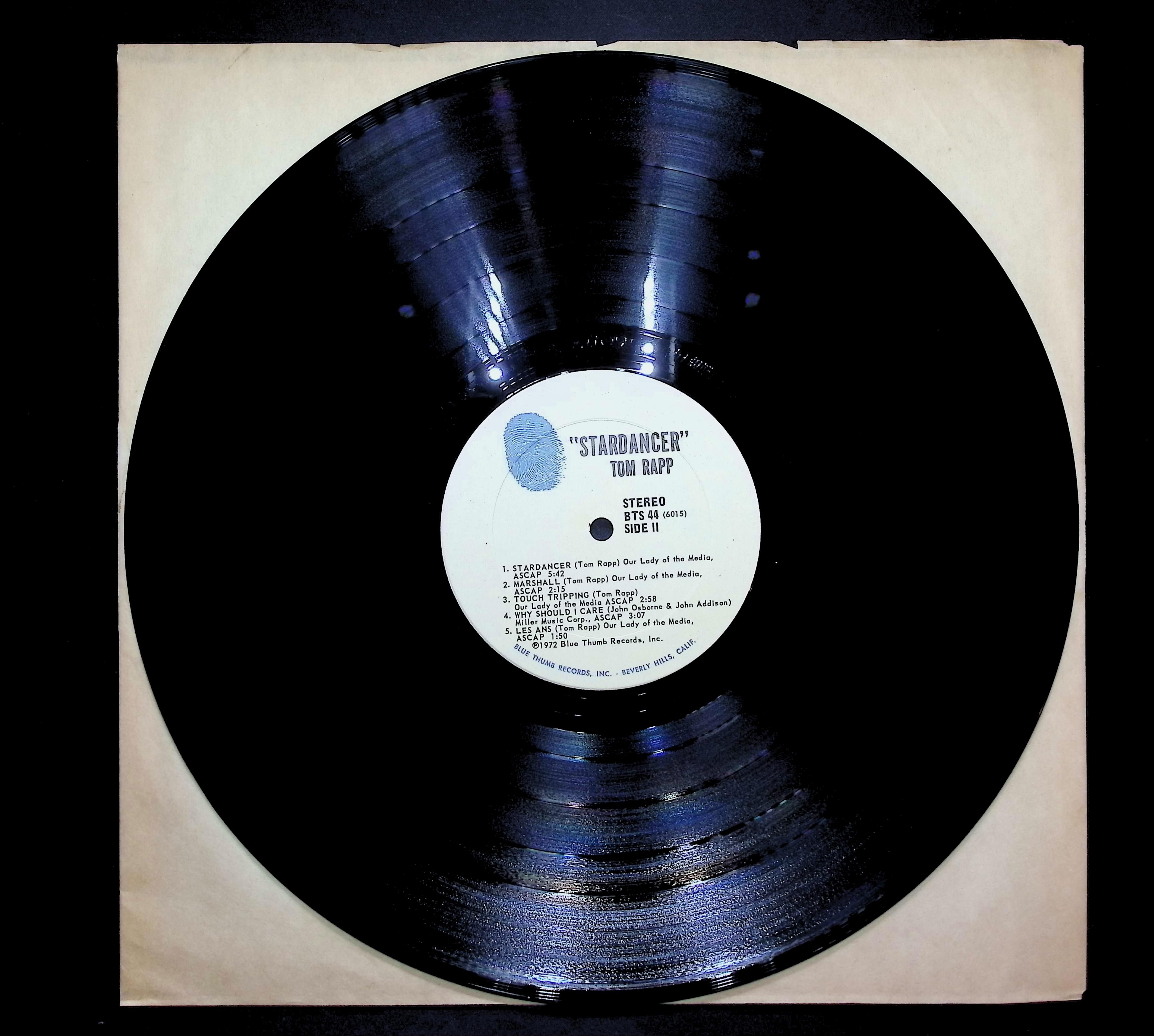 Tom Rapp Stardancer 1972 LP Rock Side I & II — image 3