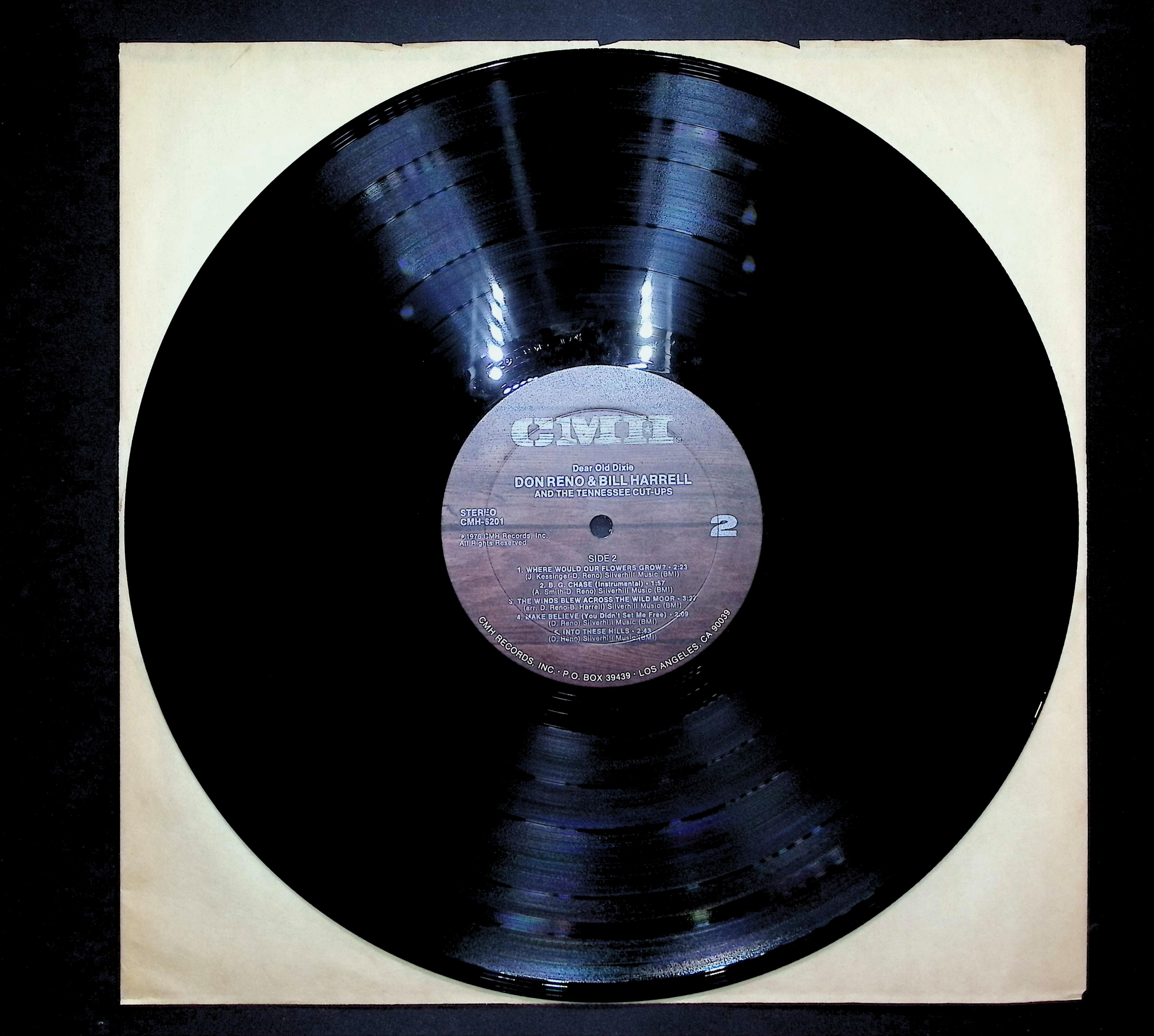 Various Artists Dear Old Dixie 1976 LP Folk, World, & Country Side 1 & 2