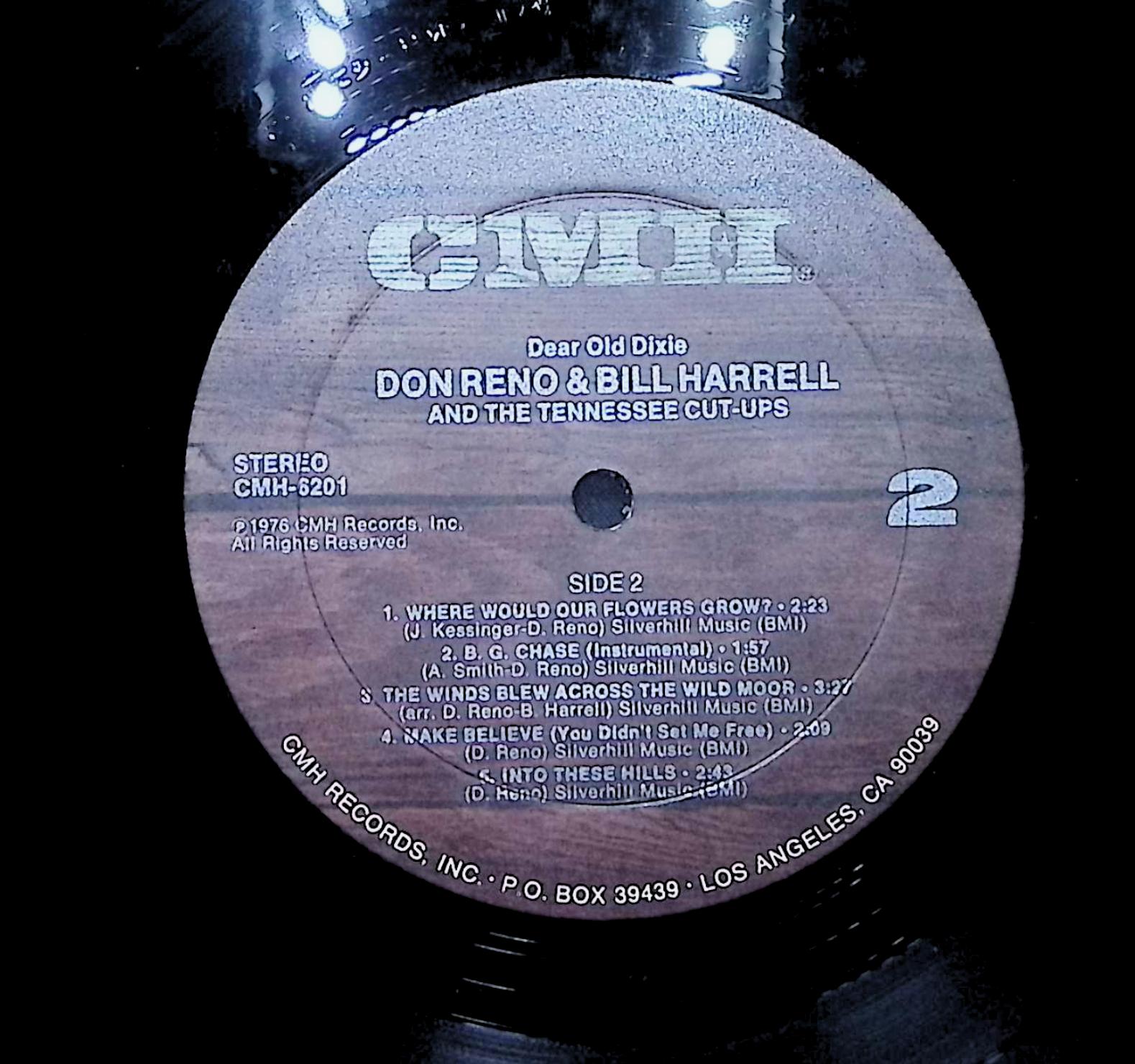 Various Artists Dear Old Dixie 1976 LP Folk, World, & Country Side 1 & 2 — image 2