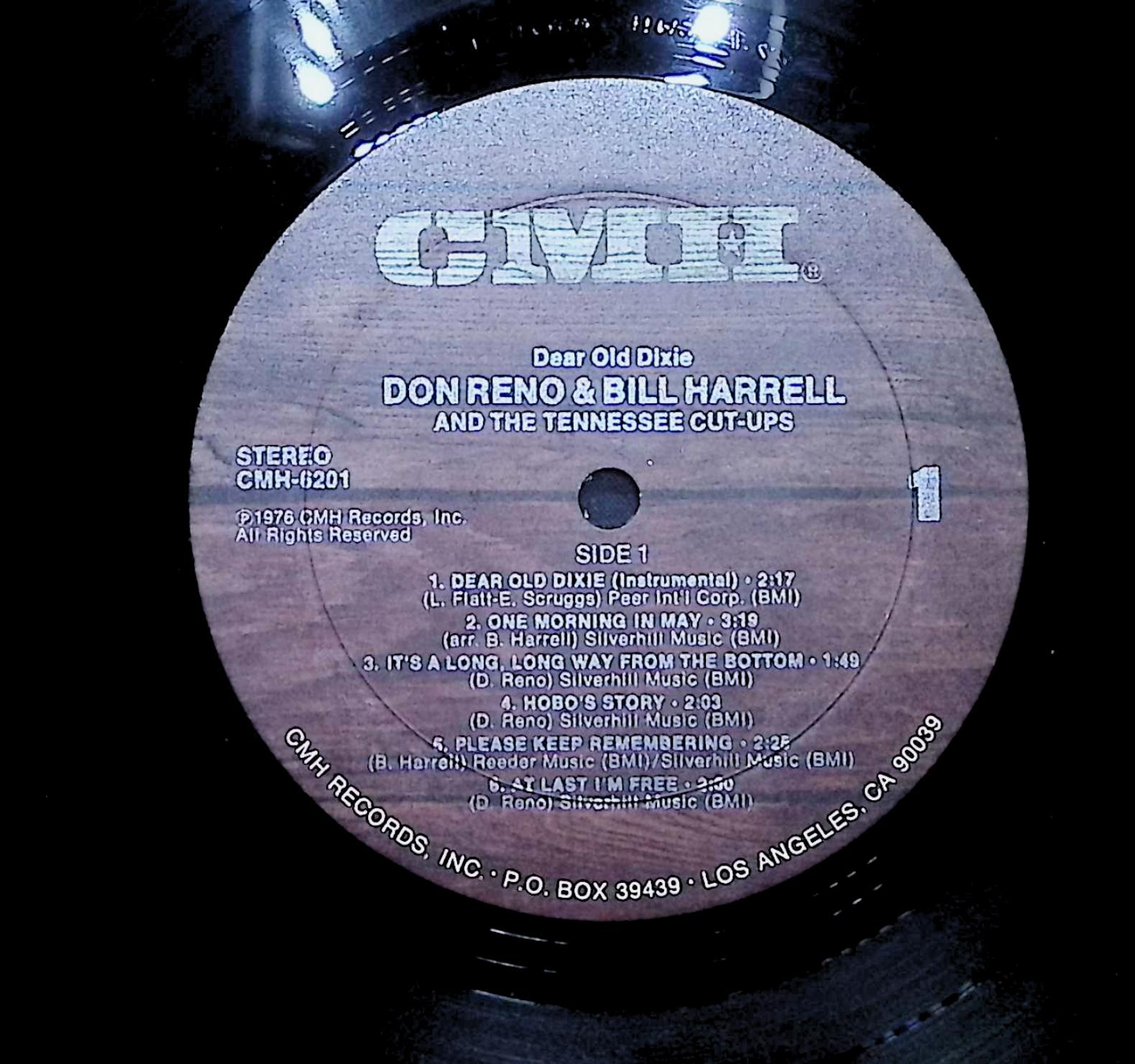 Various Artists Dear Old Dixie 1976 LP Folk, World, & Country Side 1 & 2 — image 4