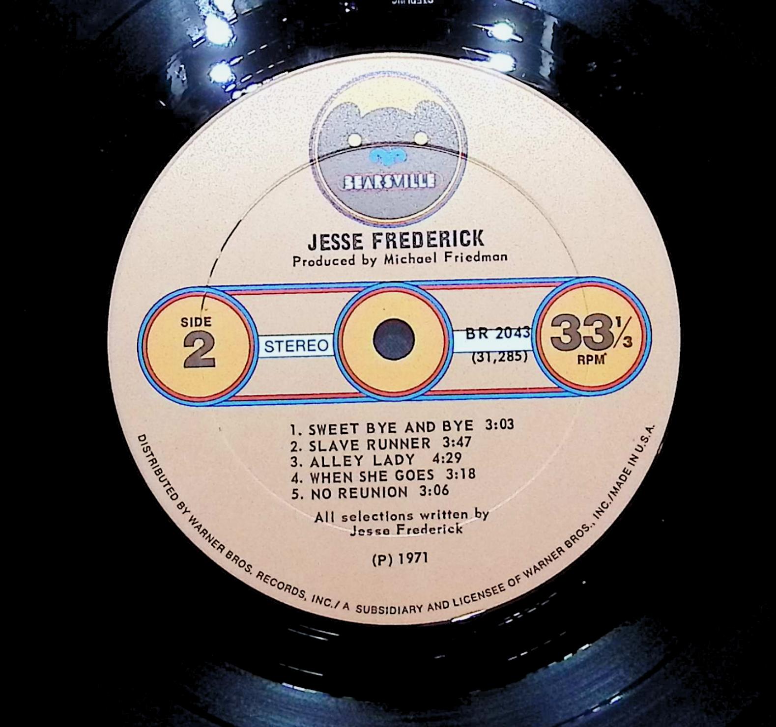Jesse Frederick 1971 LP Rock Side 1 & 2 — image 4