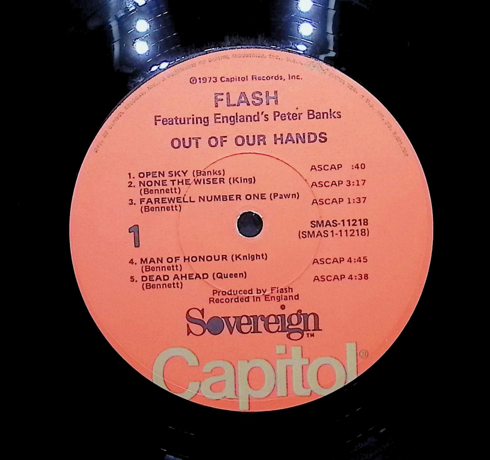 Flash Out Of Our Hands 1973 LP Rock Sides 1 & 2 — image 2