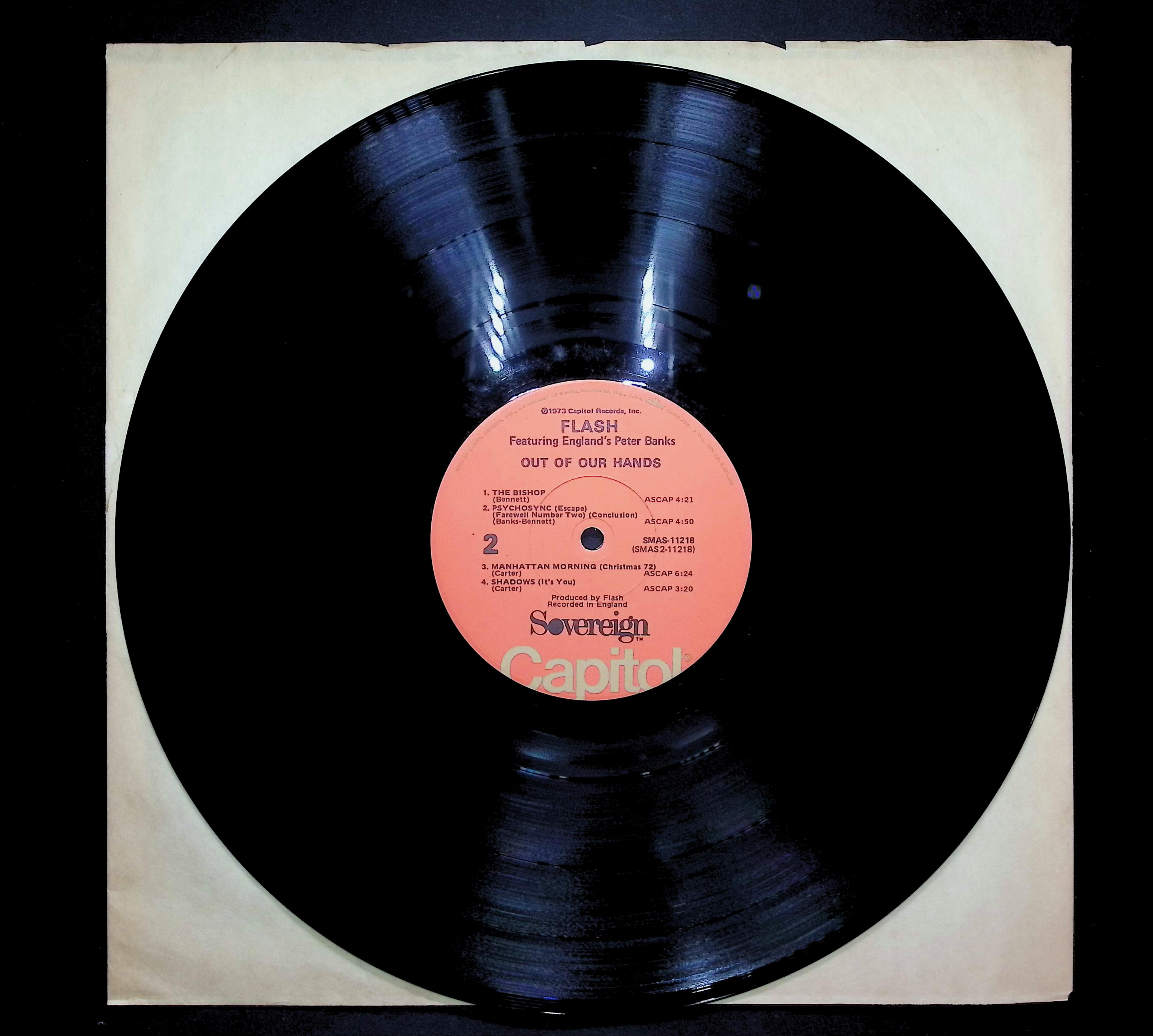 Flash Out Of Our Hands 1973 LP Rock Sides 1 & 2 — image 3