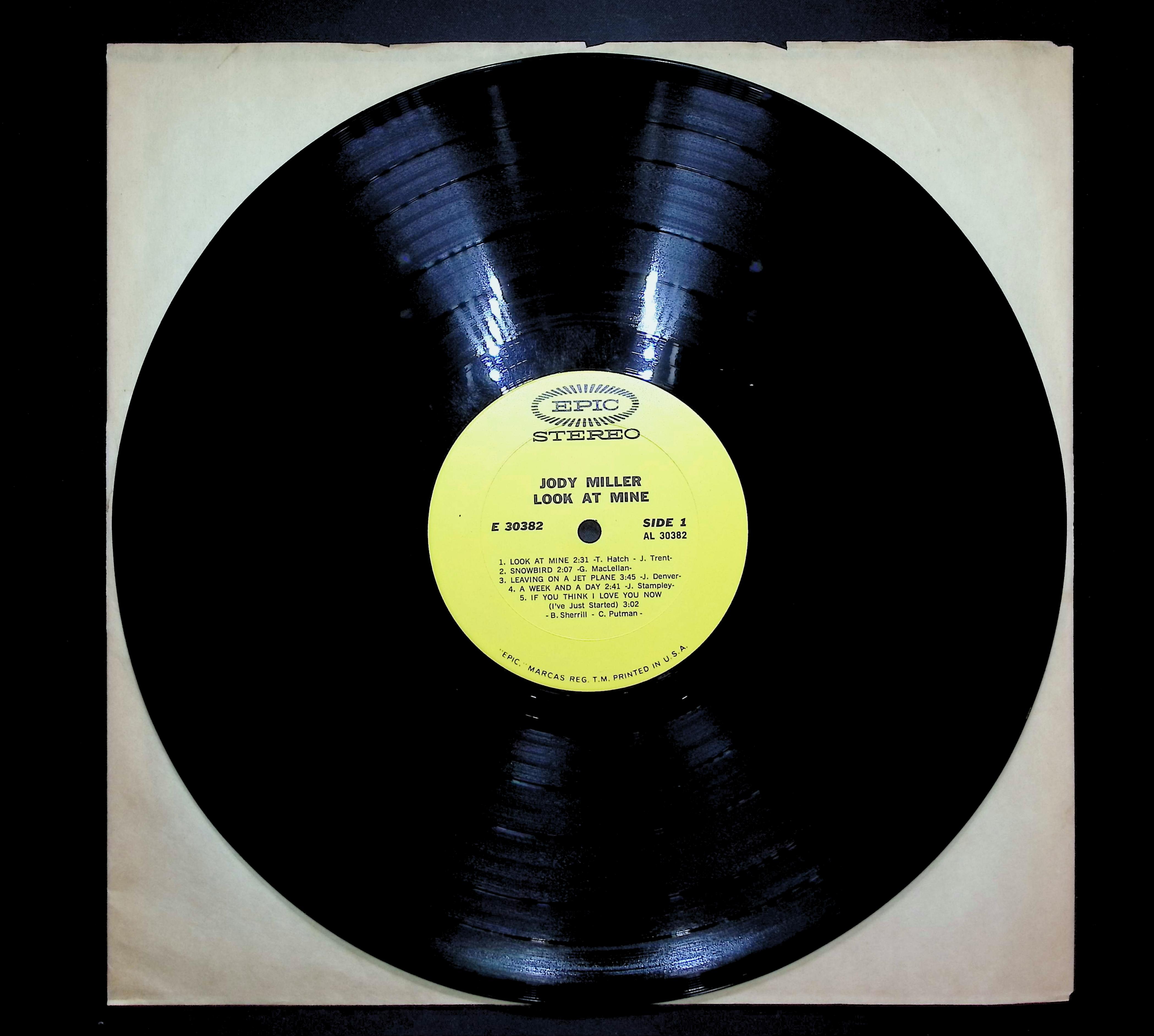 Jody Miller Look At Mine 1970 LP Folk, World, & Country Side 1 & 2