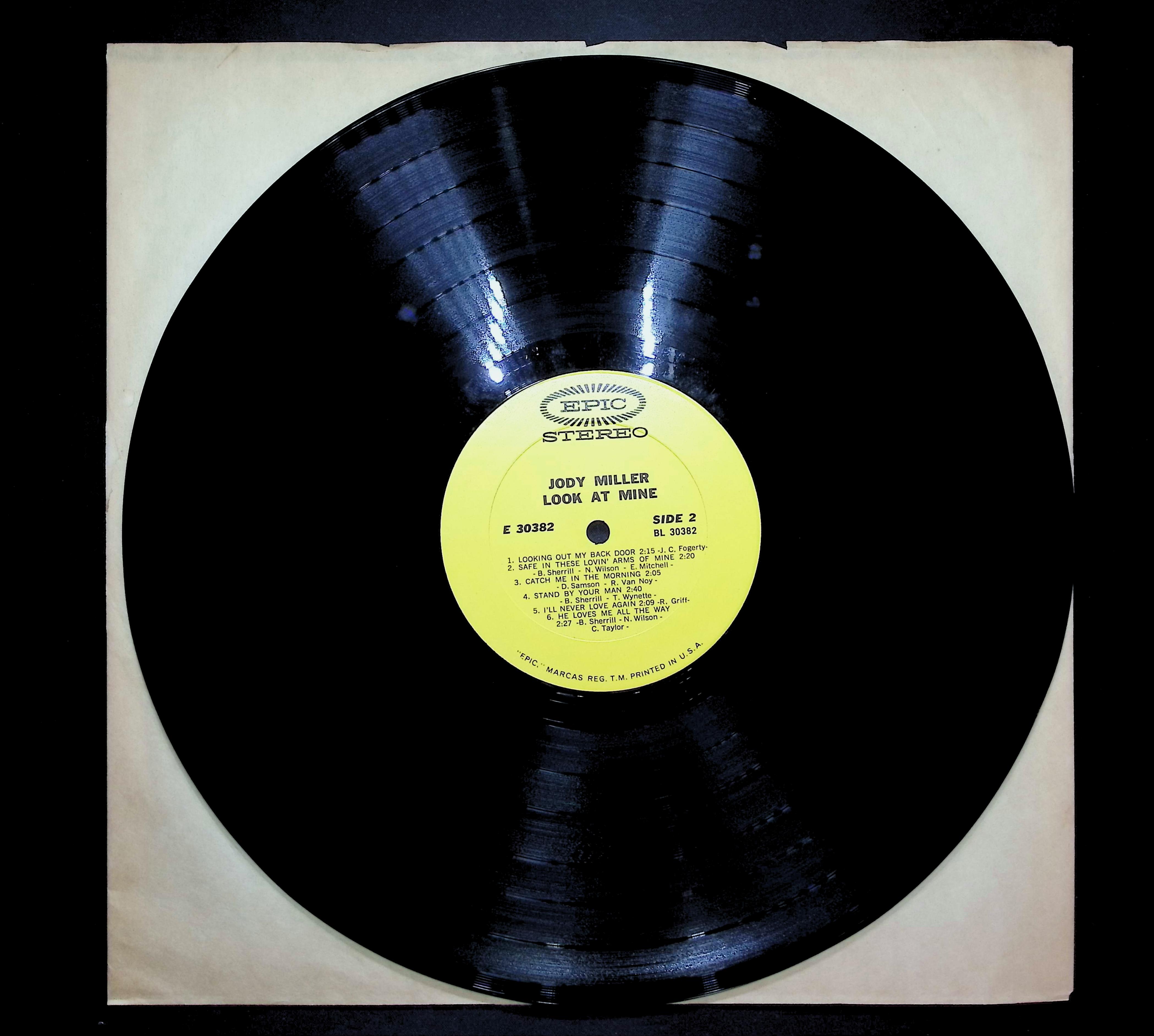 Jody Miller Look At Mine 1970 LP Folk, World, & Country Side 1 & 2 — image 3