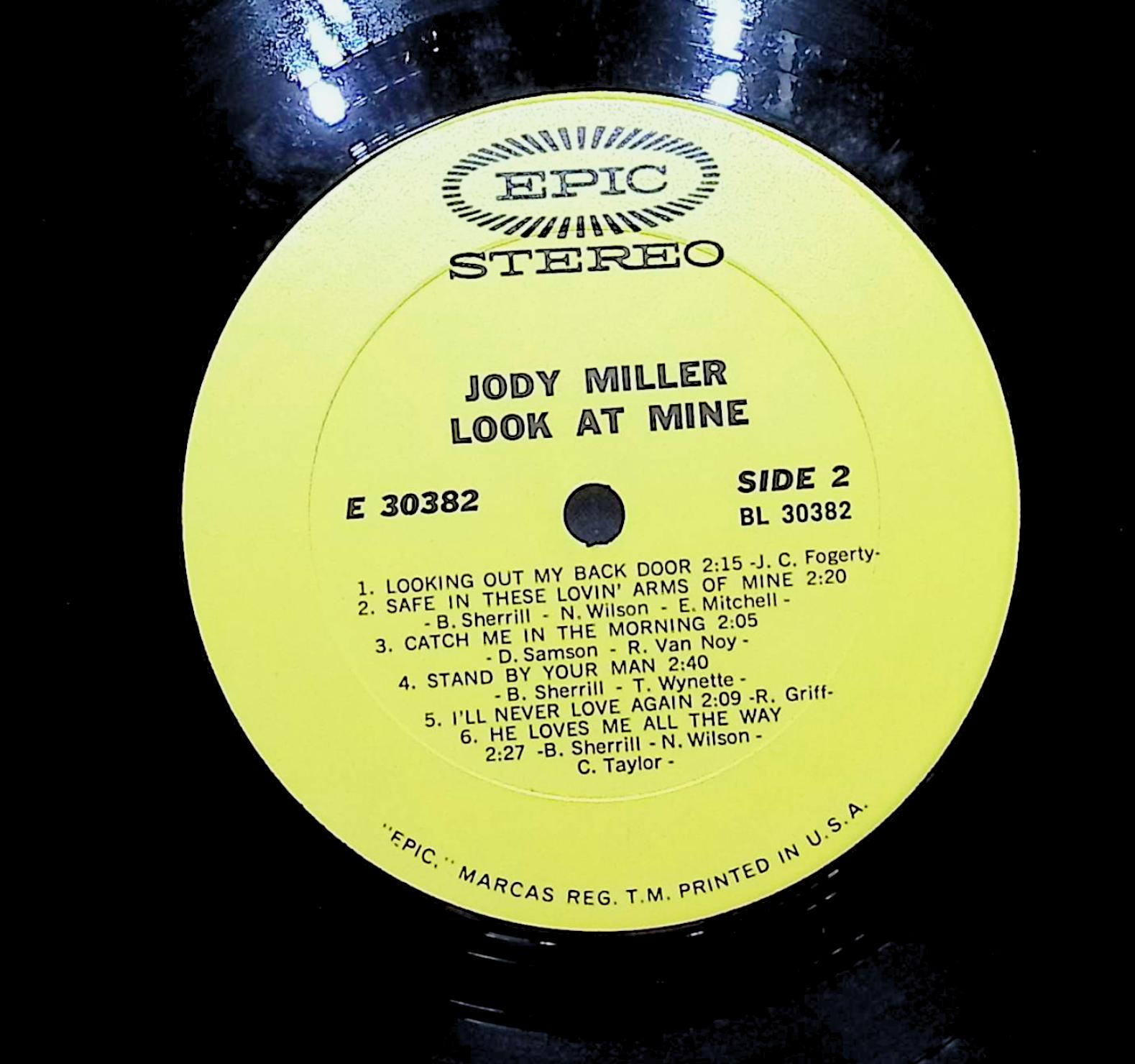 Jody Miller Look At Mine 1970 LP Folk, World, & Country Side 1 & 2 — image 4