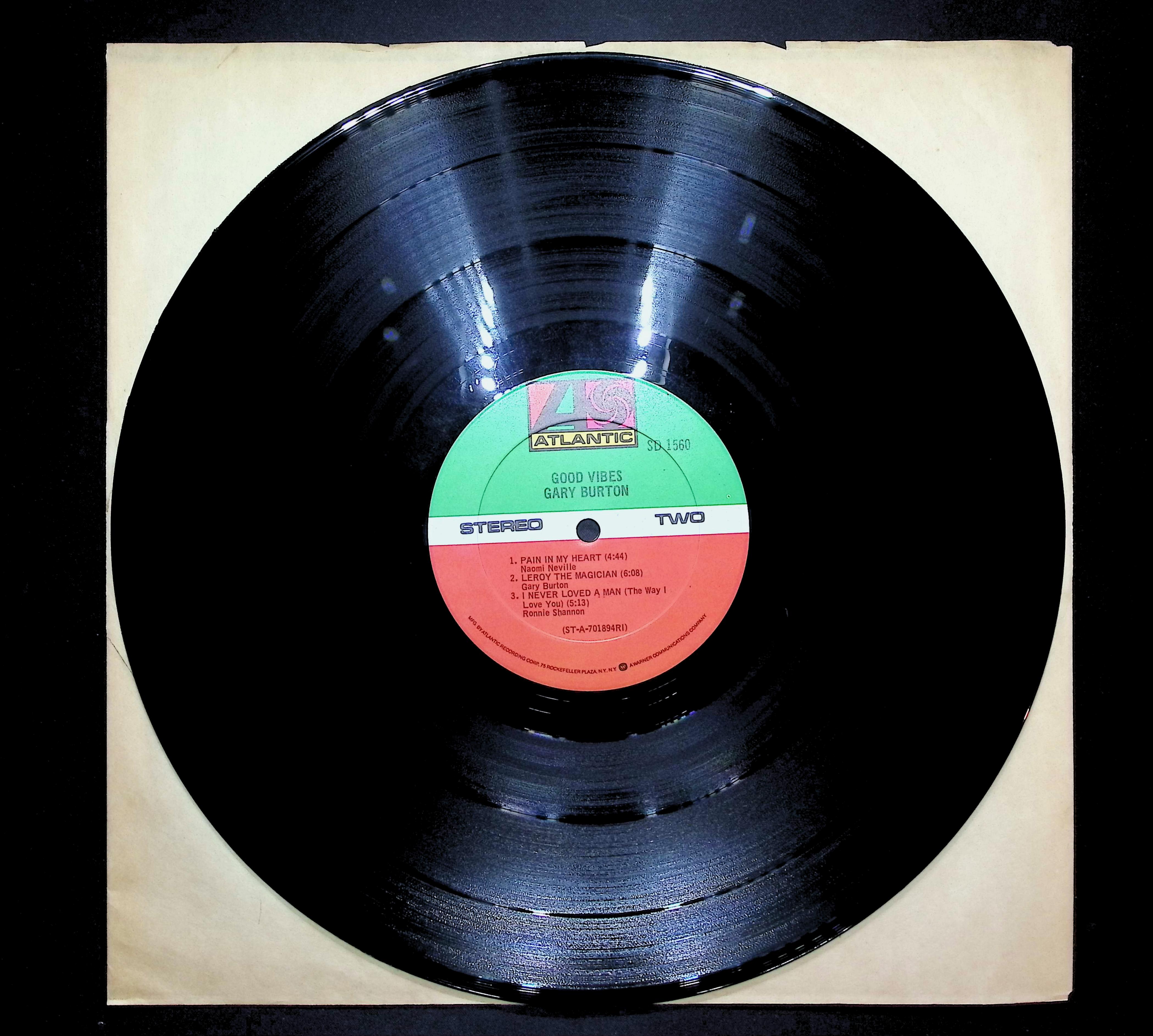 Gary Burton Good Vibes 1970 LP Jazz