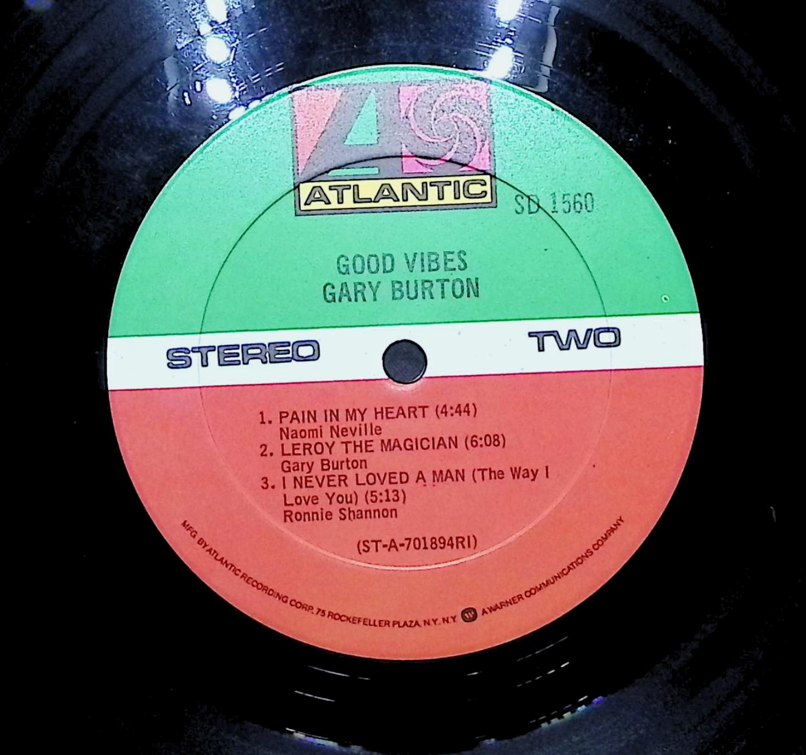 Gary Burton Good Vibes 1970 LP Jazz  — image 2