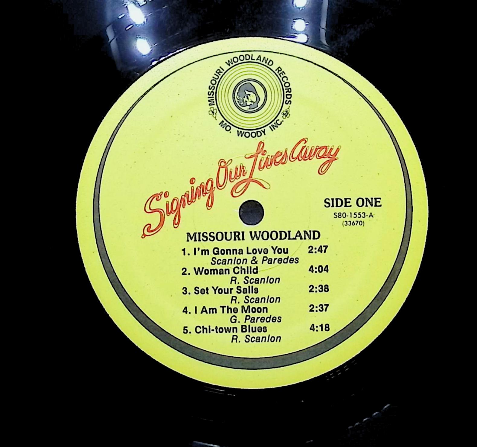 Missouri Woodland Signing Our Lives Away 1978 LP Rock Side One & Side Two — image 4