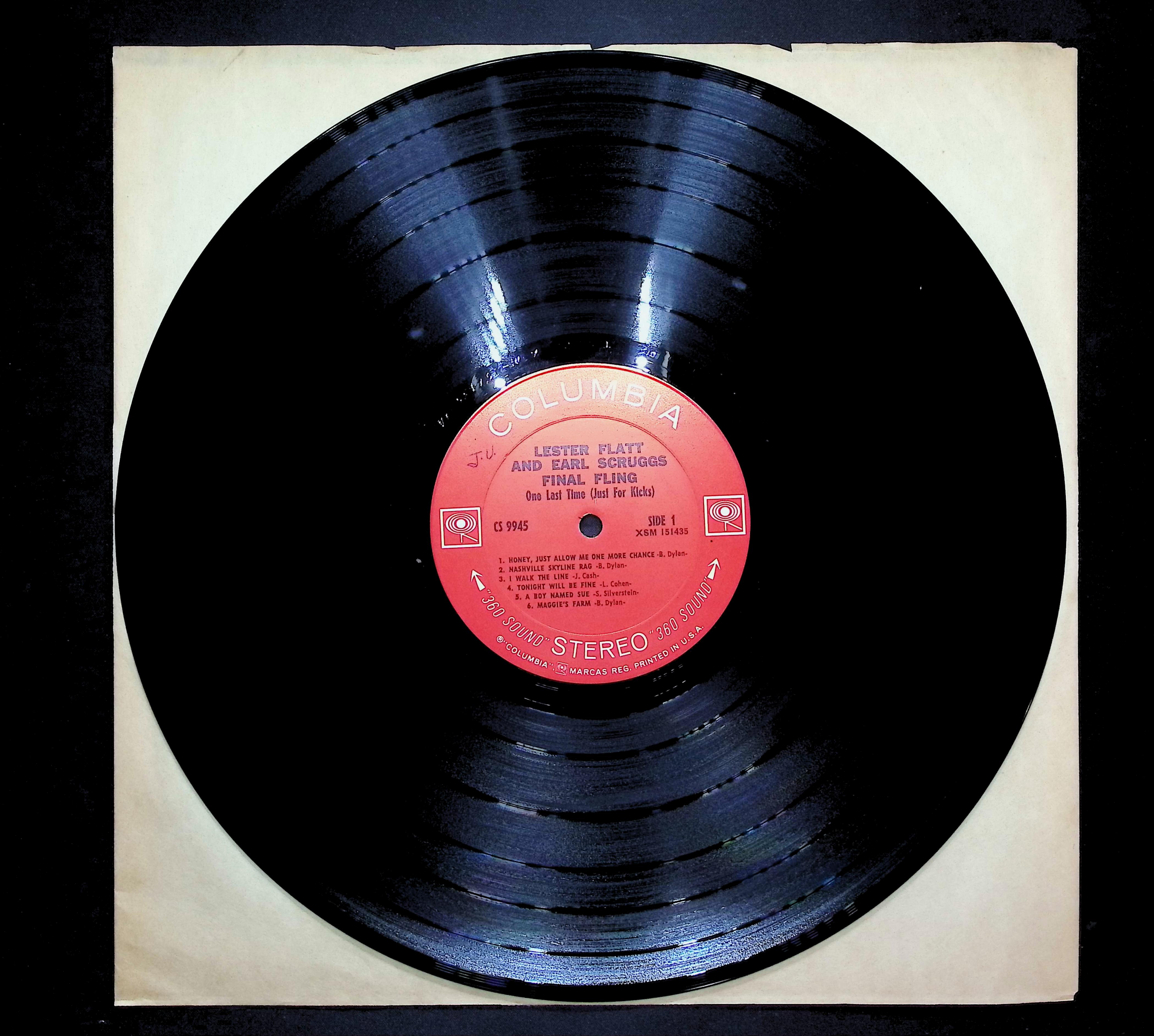 Flatt & Scruggs One Last Time (Just For Kicks) 1970 LP Folk, World, & Country