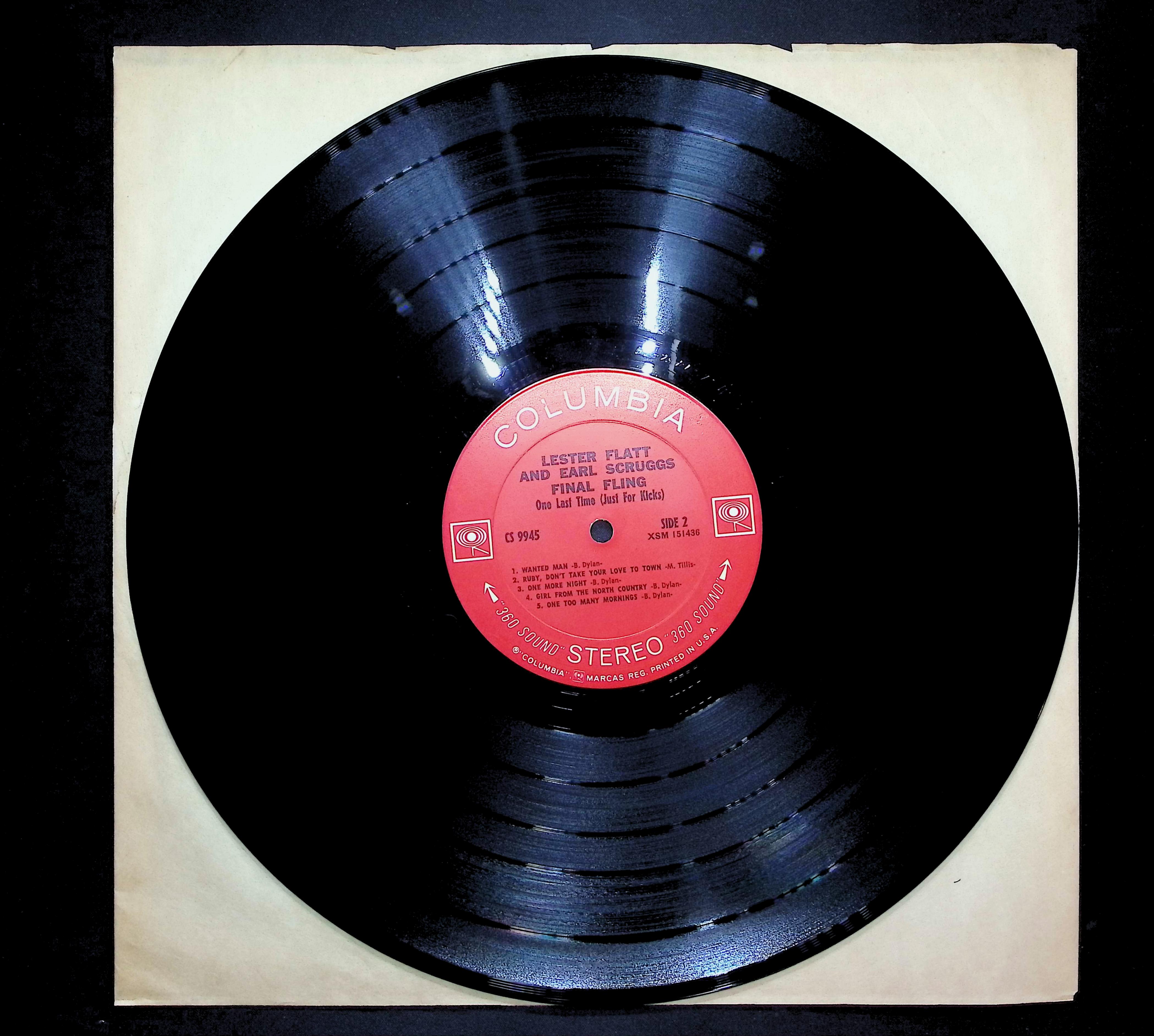 Flatt & Scruggs One Last Time (Just For Kicks) 1970 LP Folk, World, & Country  — image 3