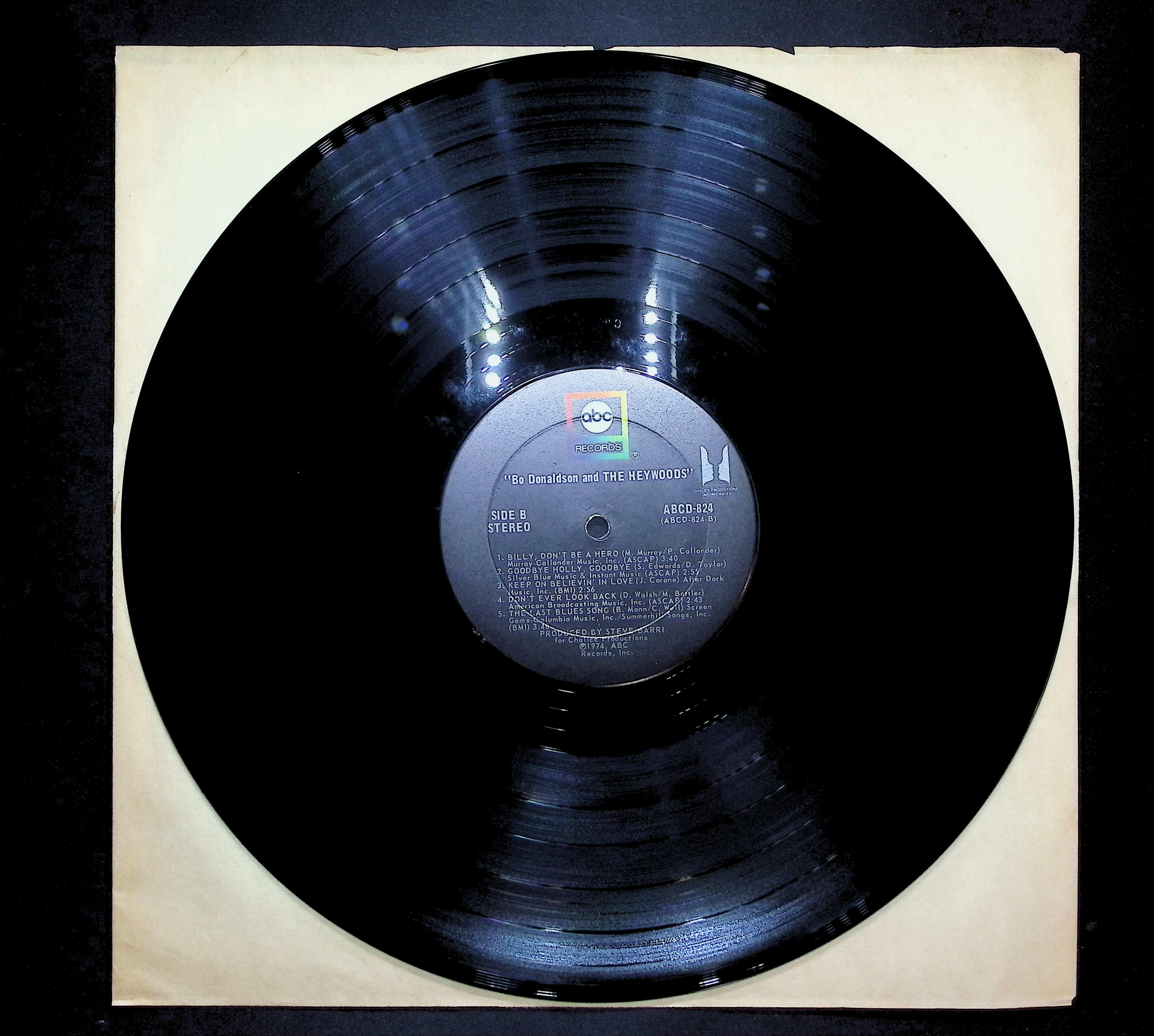 Bo Donaldson And The Heywoods 1974 LP Rock