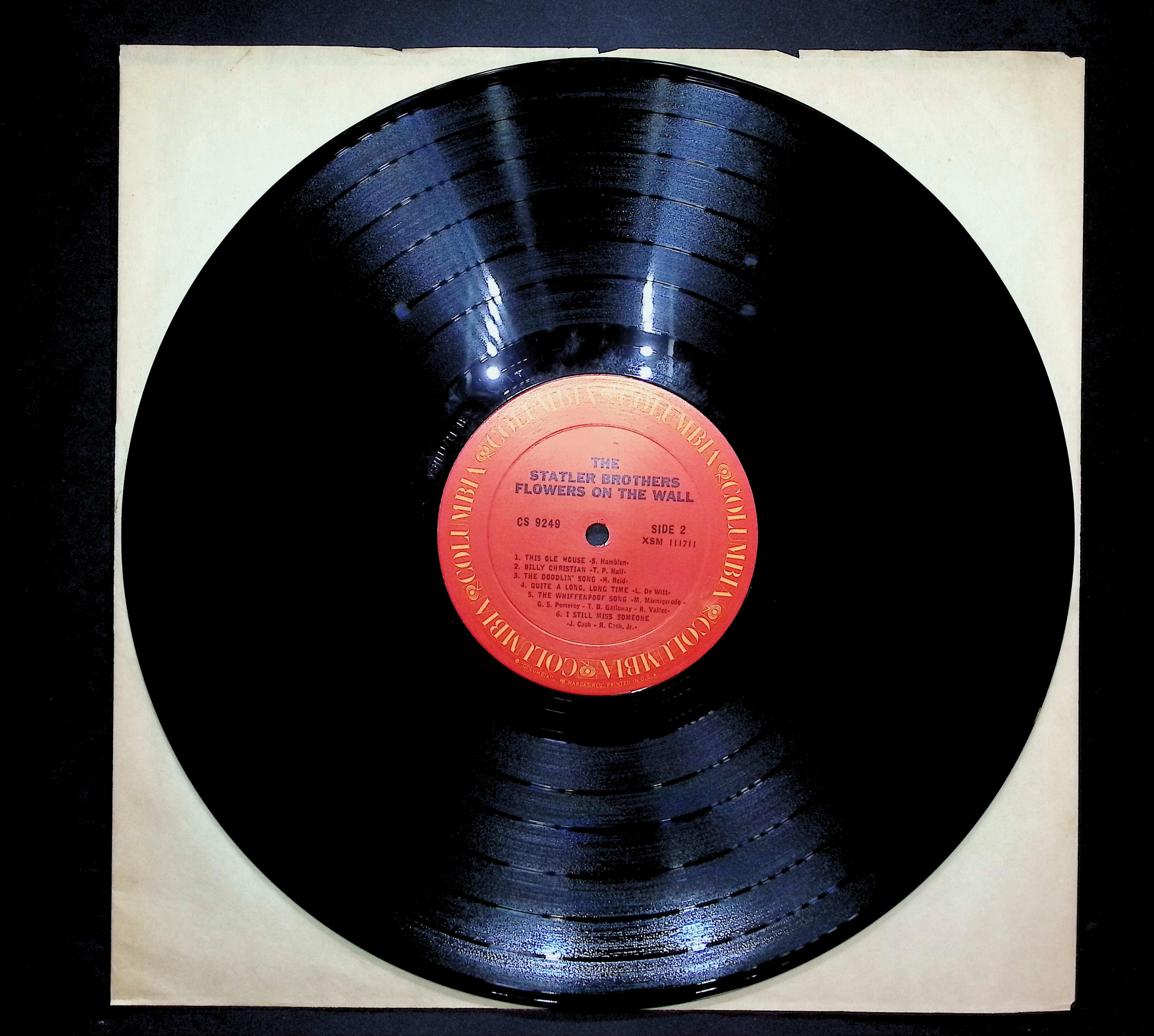The Statler Brothers Flowers On The Wall 1966 LP Folk, World, & Country