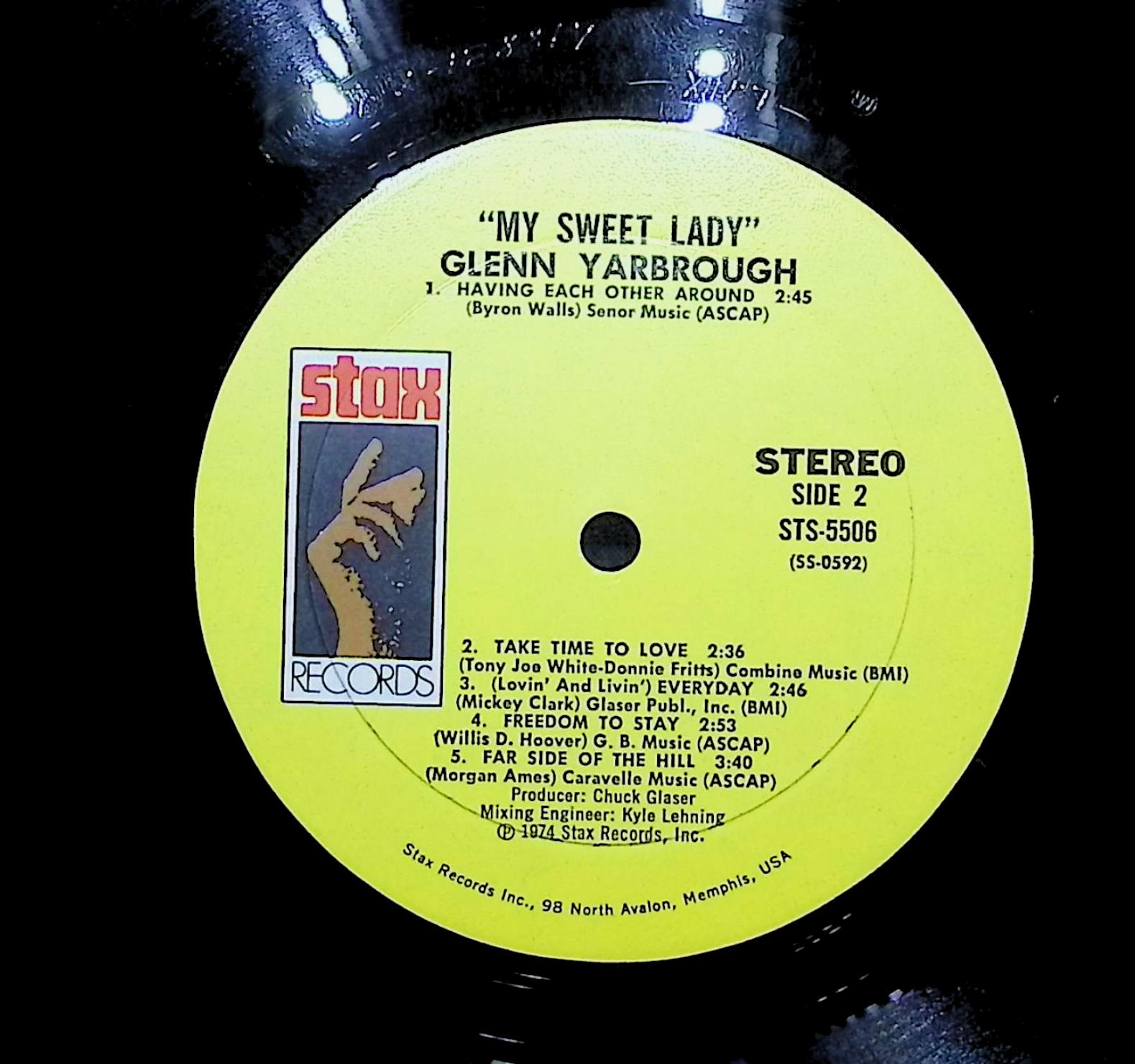 Glenn Yarbrough My Sweet Lady 1974 LP Folk, World, & Country Side 1 & 2  — image 4