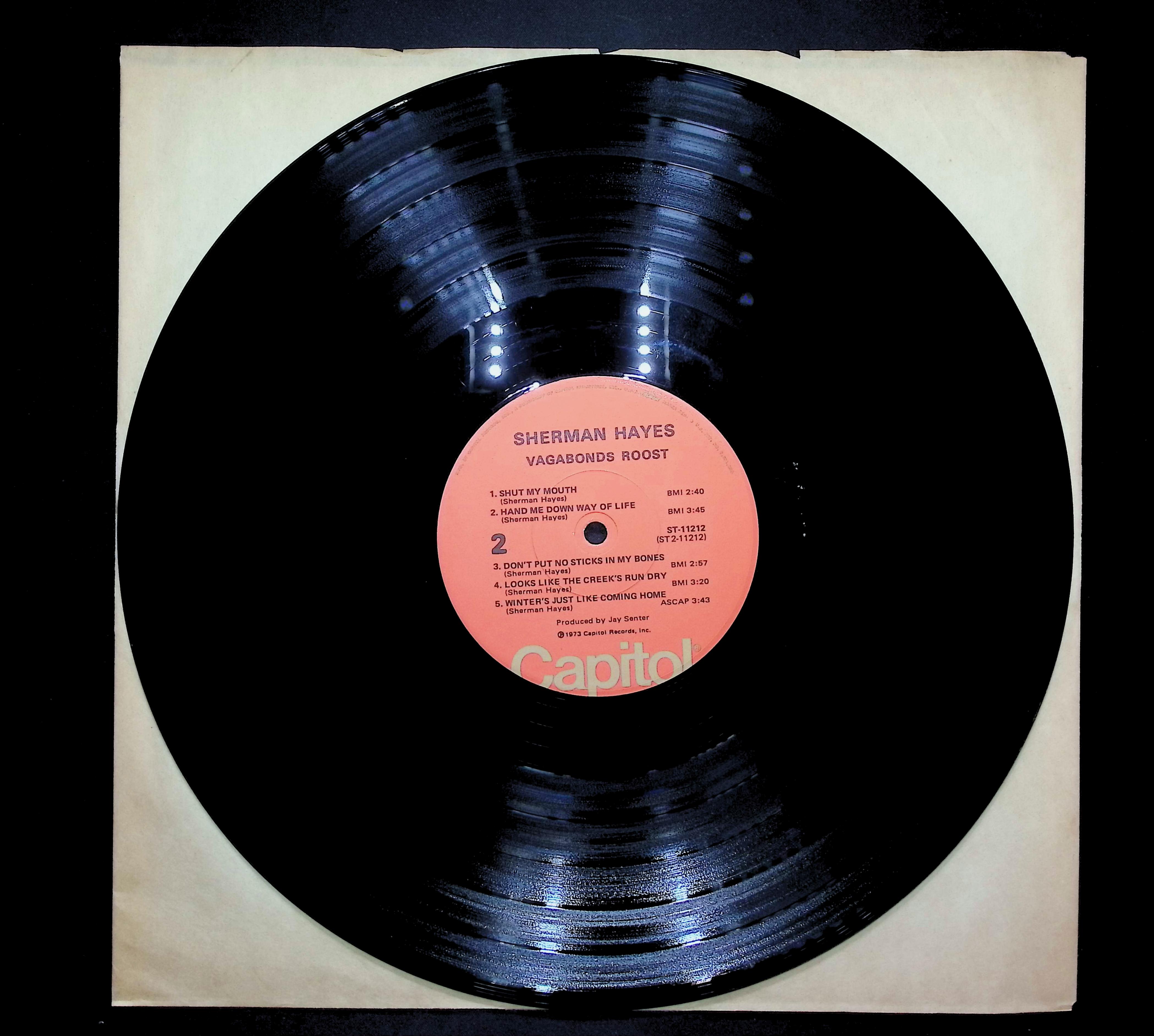 Sherman Hayes Vagabonds Roost 1973 LP Rock Side 1 & 2