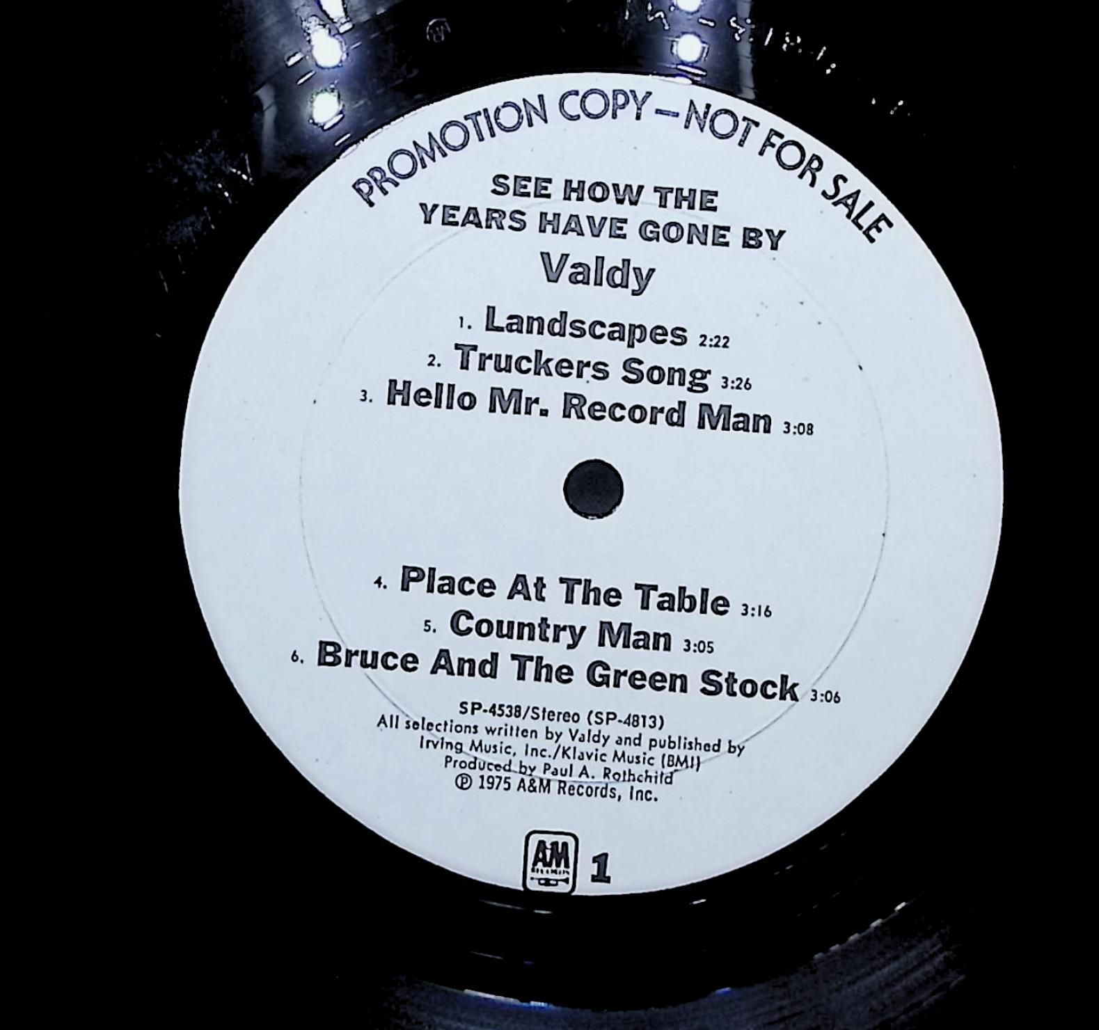 Valdy See How The Years Have Gone By 1975 LP Rock Side 1 & 2 — image 4