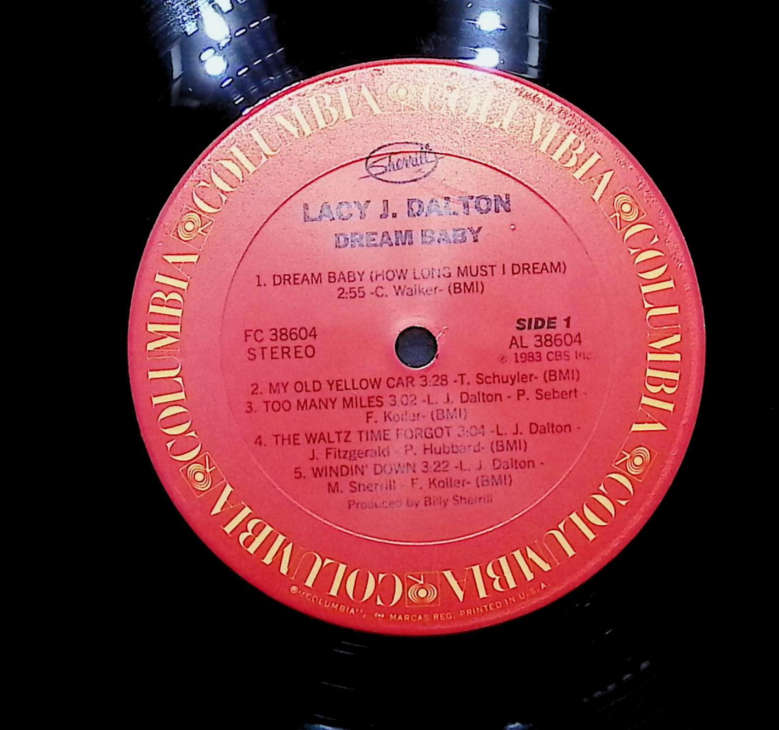 Lacy J. Dalton Dream Baby 1983 LP Folk, World, & Country Side 1 & 2 — image 4