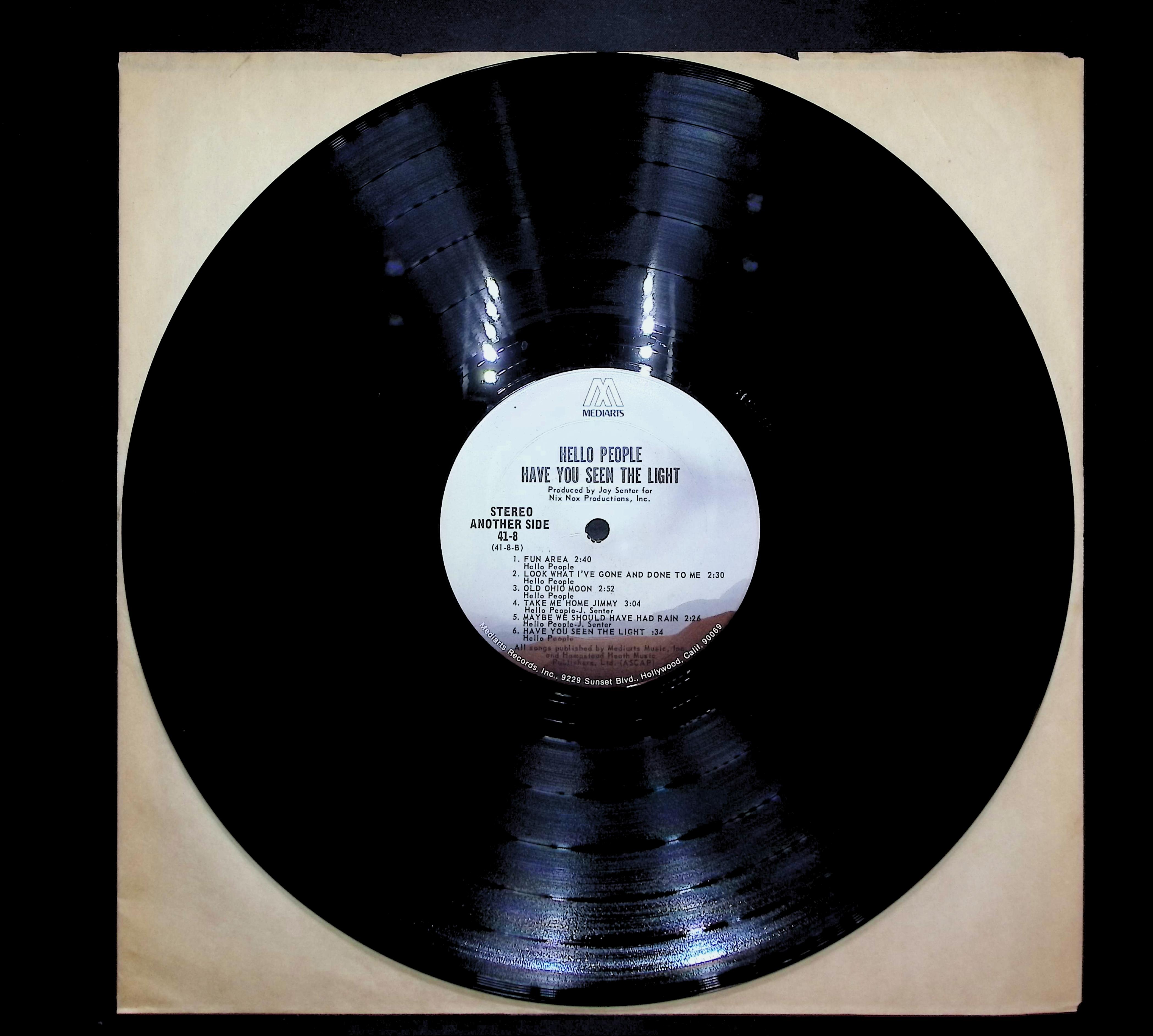 Hello People Have You Seen The Light 1971 LP Rock Side A & B — image 3