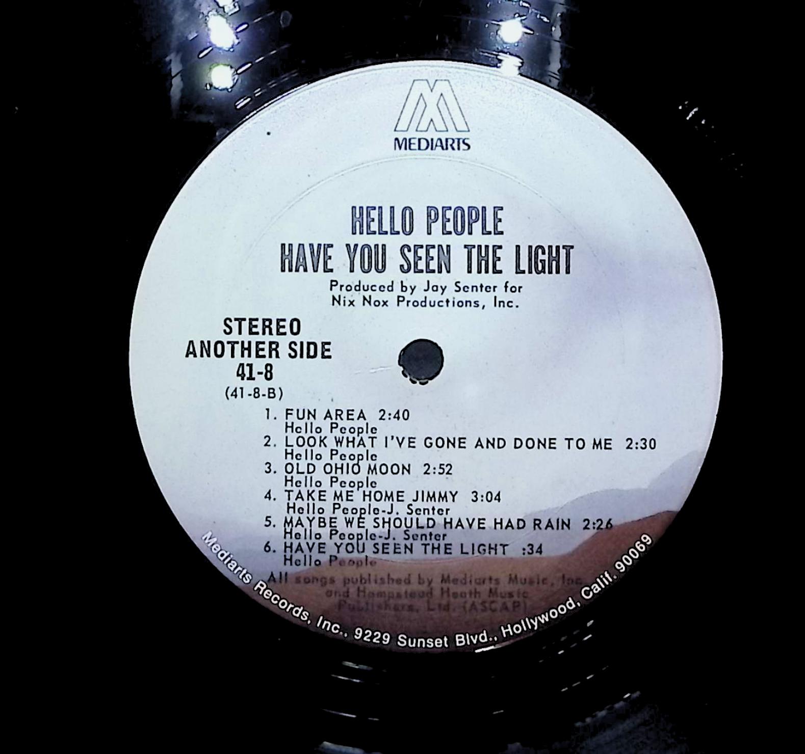 Hello People Have You Seen The Light 1971 LP Rock Side A & B — image 4