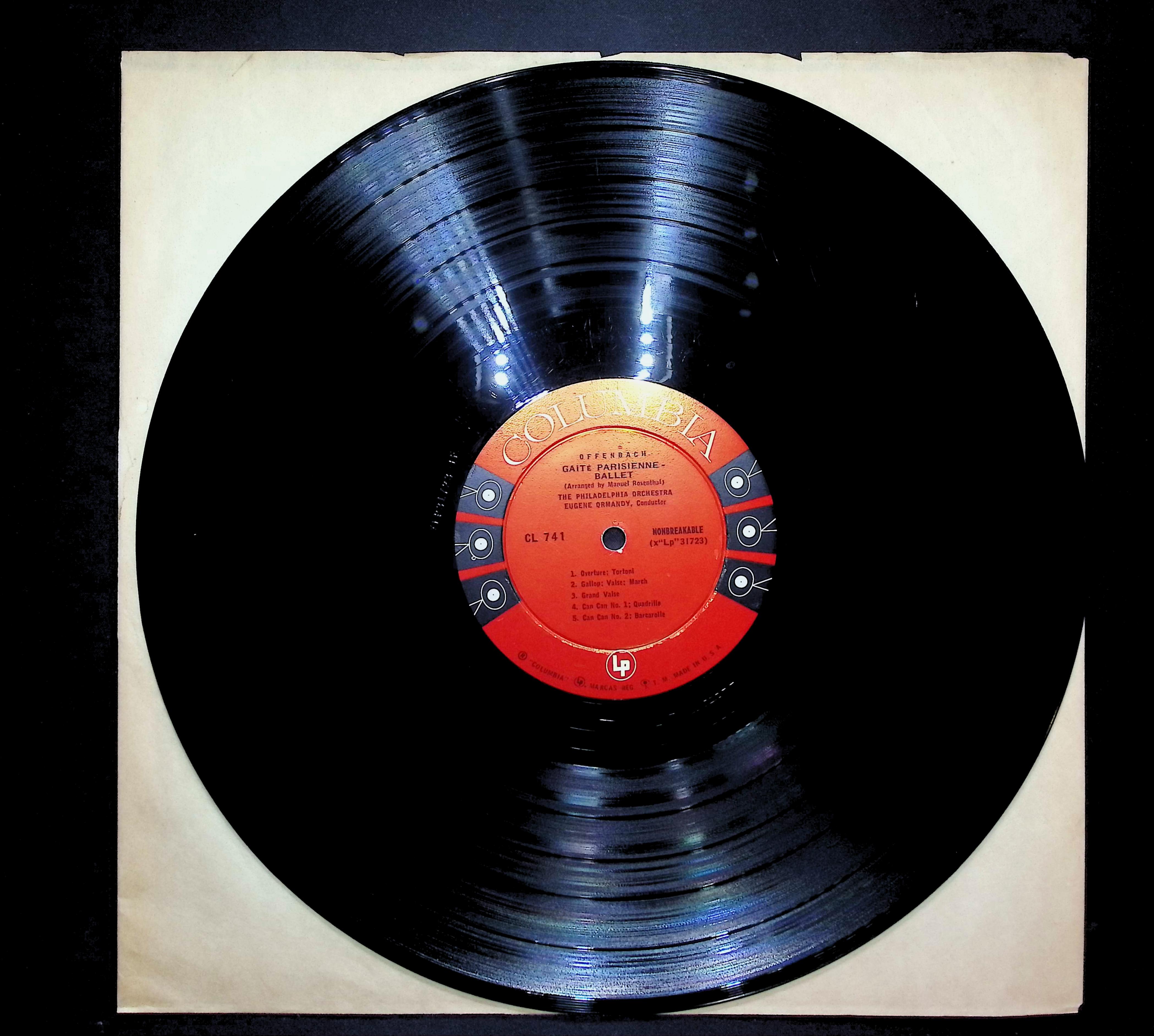 The Philadelphia Orchestra Gaîté Parisienne - Les Sylphides 1955 LP Classical