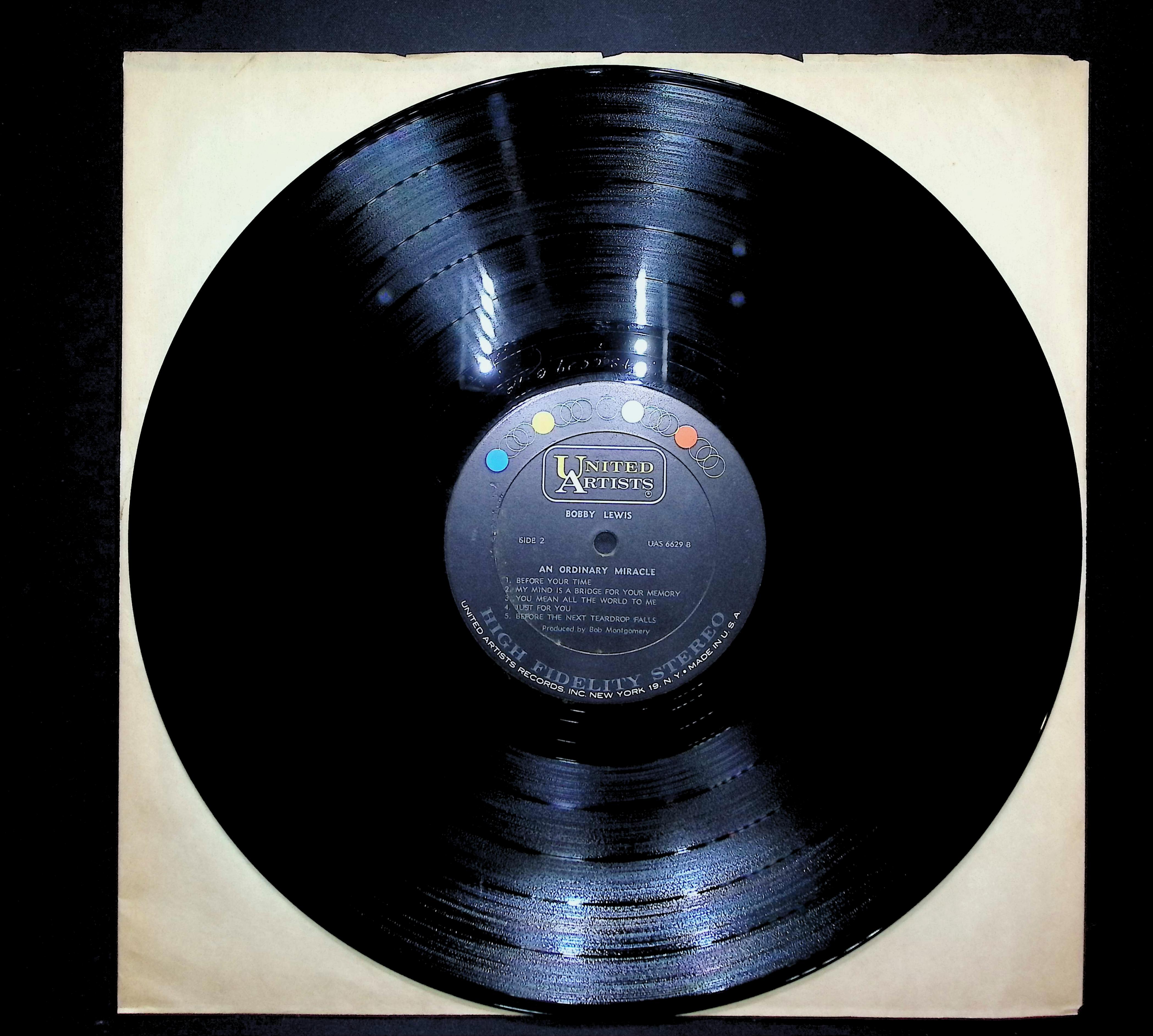 Bobby Lewis -An Ordinary Miracle 1968 LP Folk, World, & Country