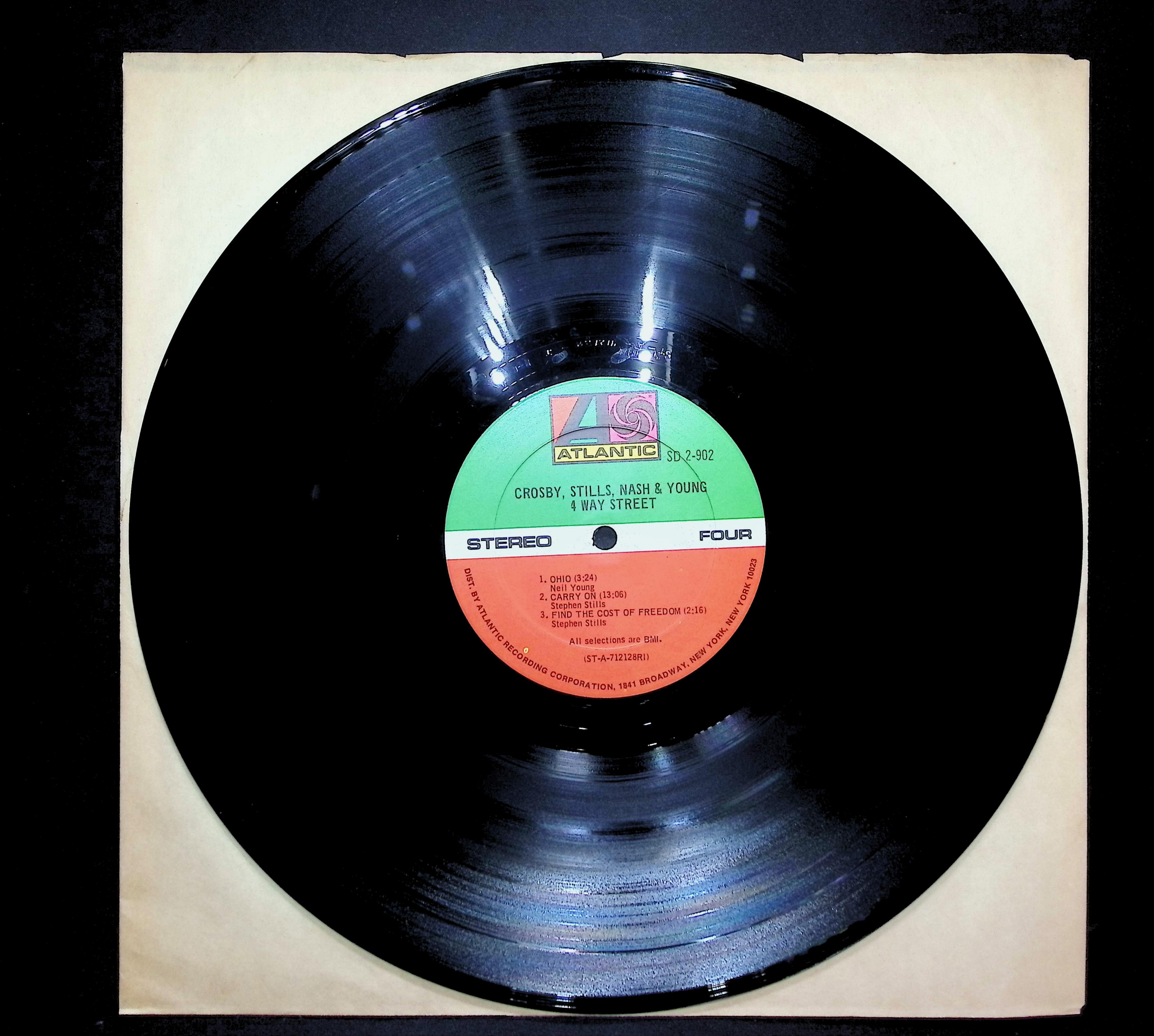 Crosby, Stills, Nash & Young 4 Way Street 1971 LP Rock Side 3 & 4 1971 LP Rock