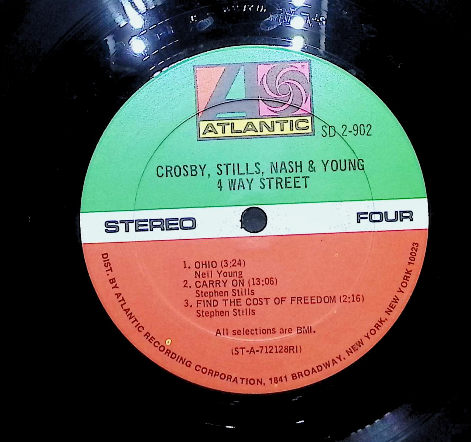 Crosby, Stills, Nash & Young 4 Way Street 1971 LP Rock Side 3 & 4 1971 LP Rock — image 2