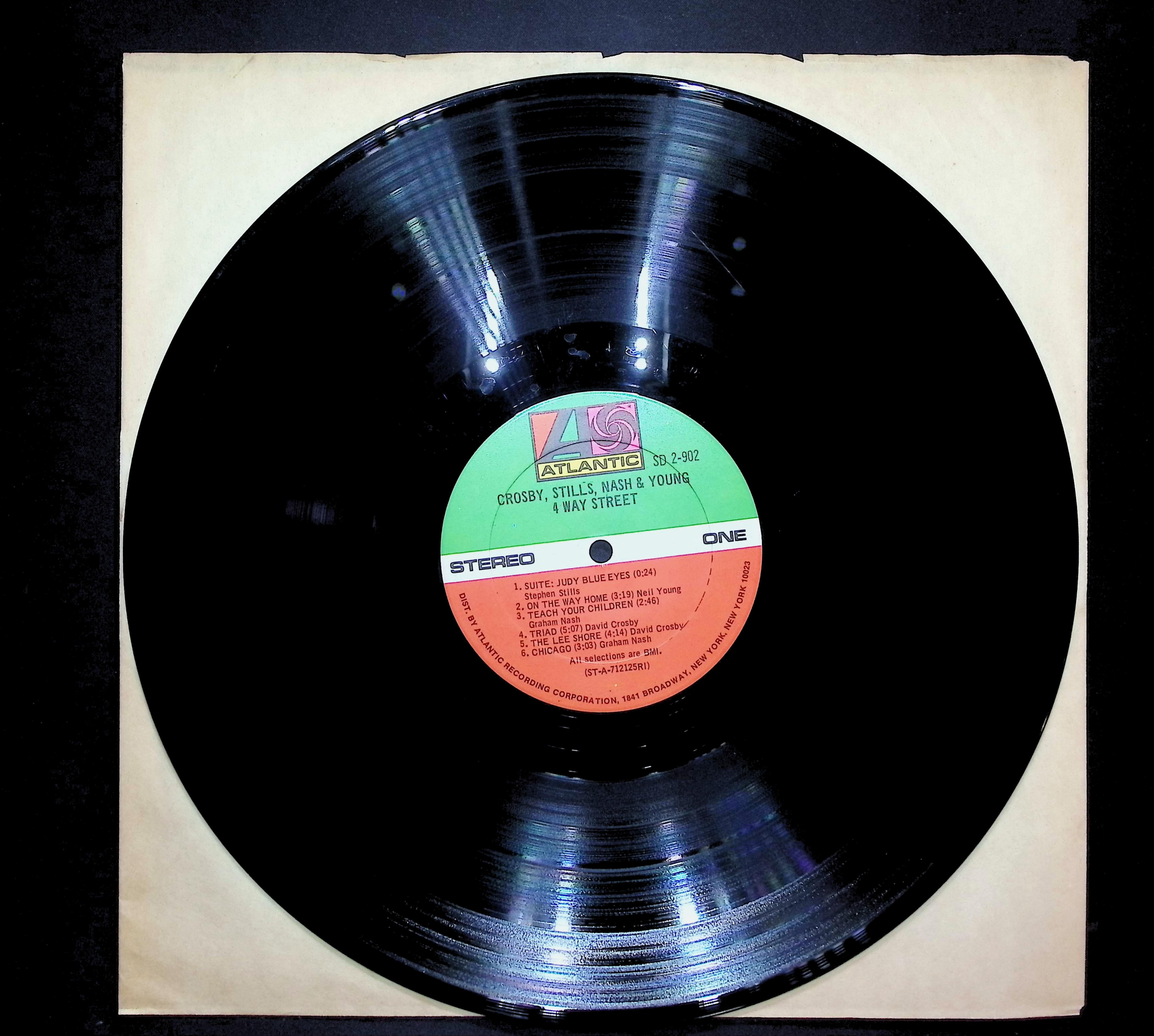 Crosby, Stills, Nash & Young 4 Way Street 1971 LP Rock