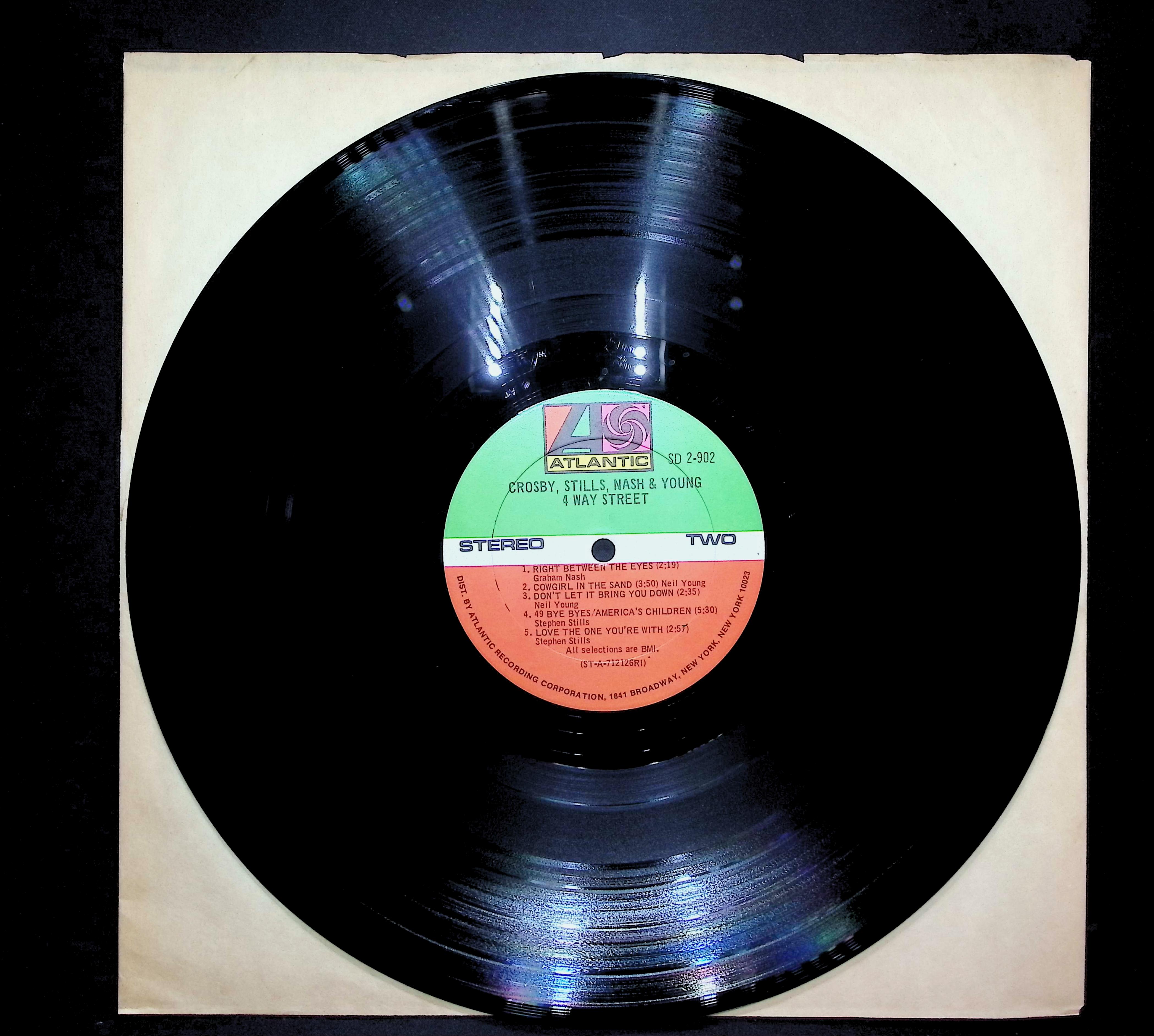 Crosby, Stills, Nash & Young 4 Way Street 1971 LP Rock — image 3