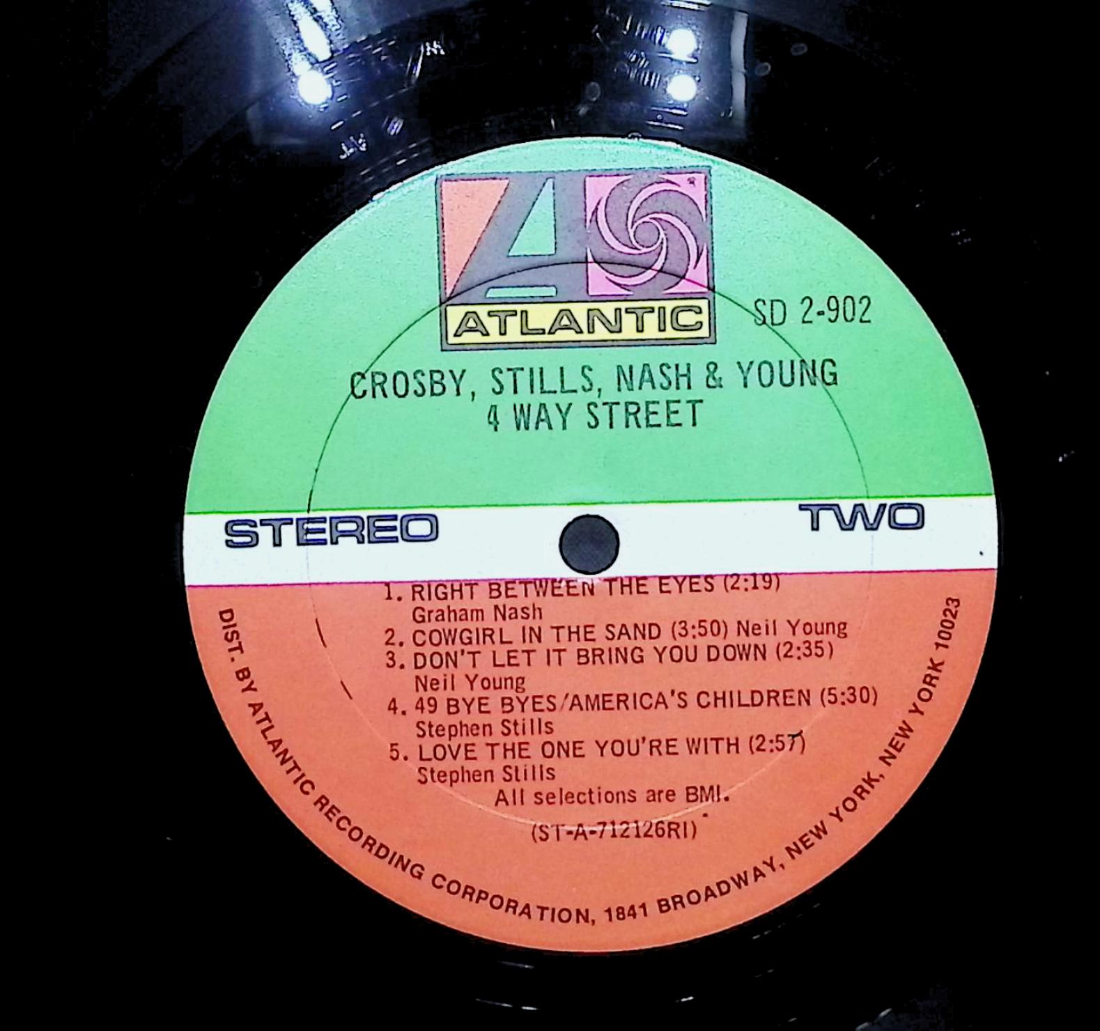 Crosby, Stills, Nash & Young 4 Way Street 1971 LP Rock — image 4