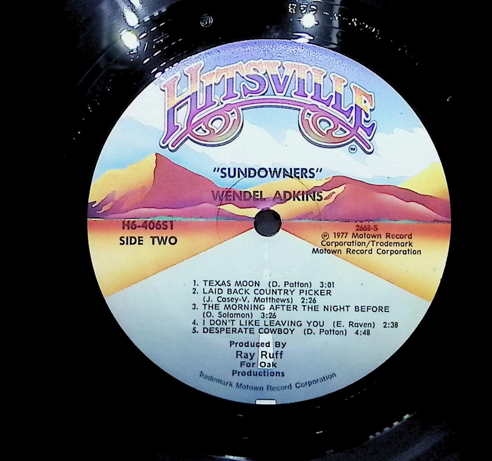Wendel Adkins Sundowners 1977 LP Folk, World, & Country  — image 4