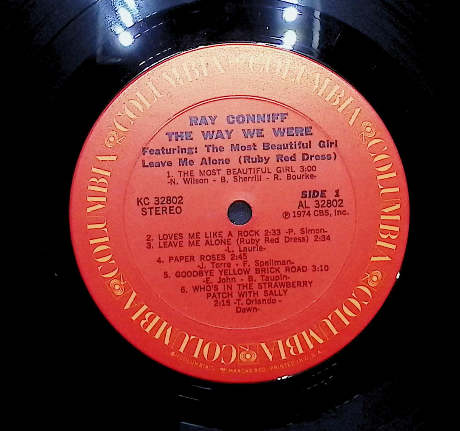 Ray Conniff The Way We Were 1974 LP Pop  — image 2