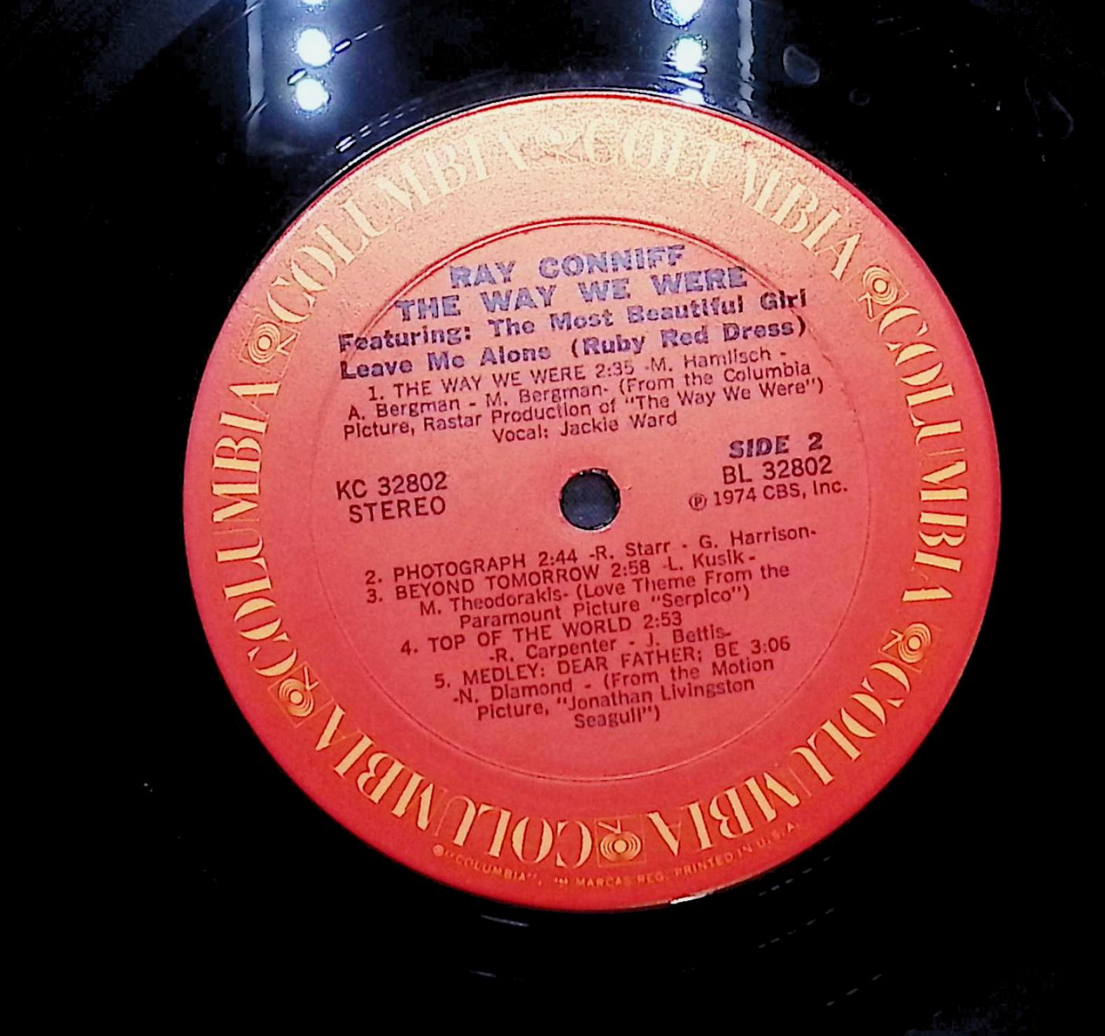 Ray Conniff The Way We Were 1974 LP Pop  — image 4