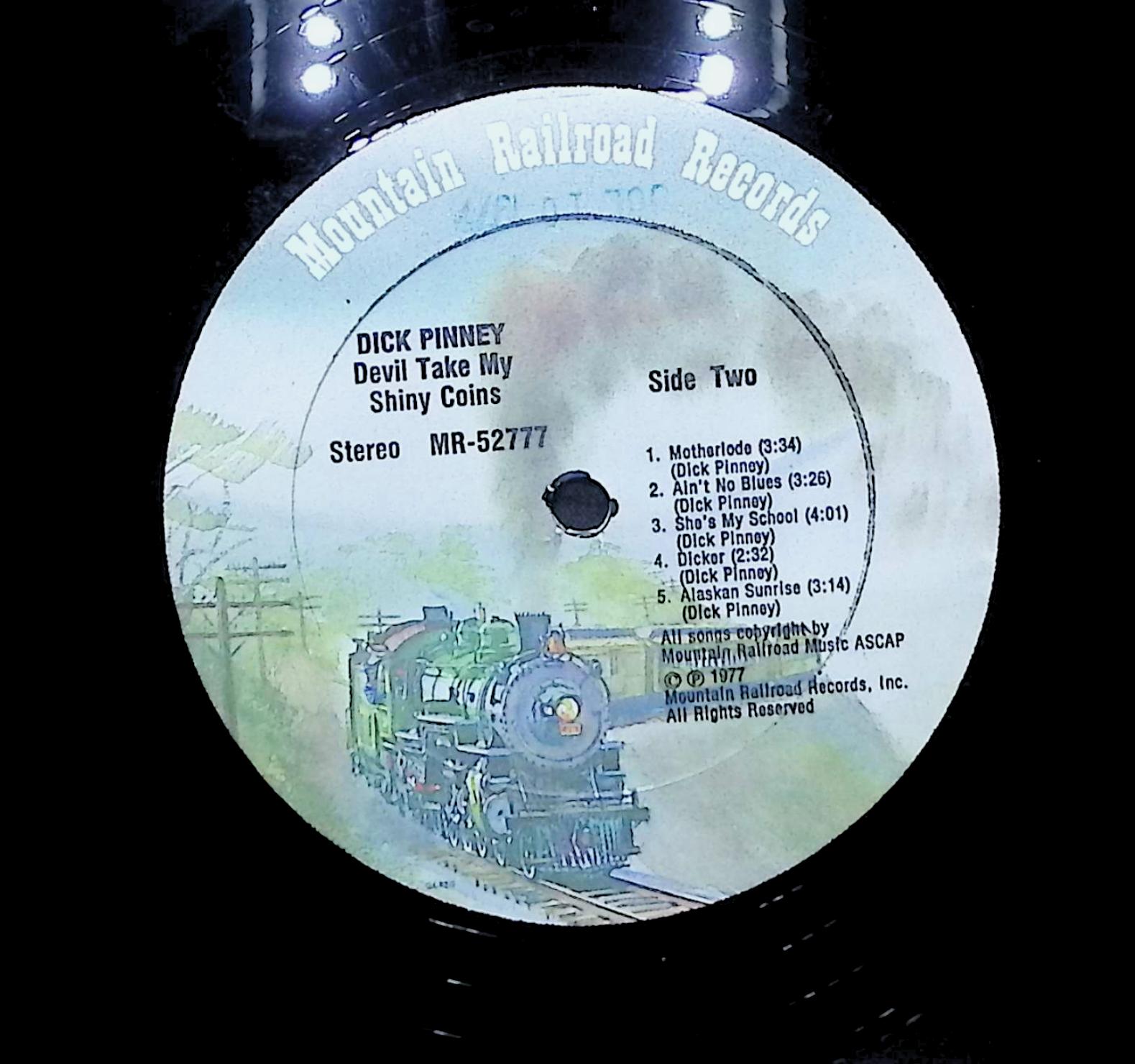 Dick Pinney Devil Take My Shiny Coins 1977 LP Rock  — image 2