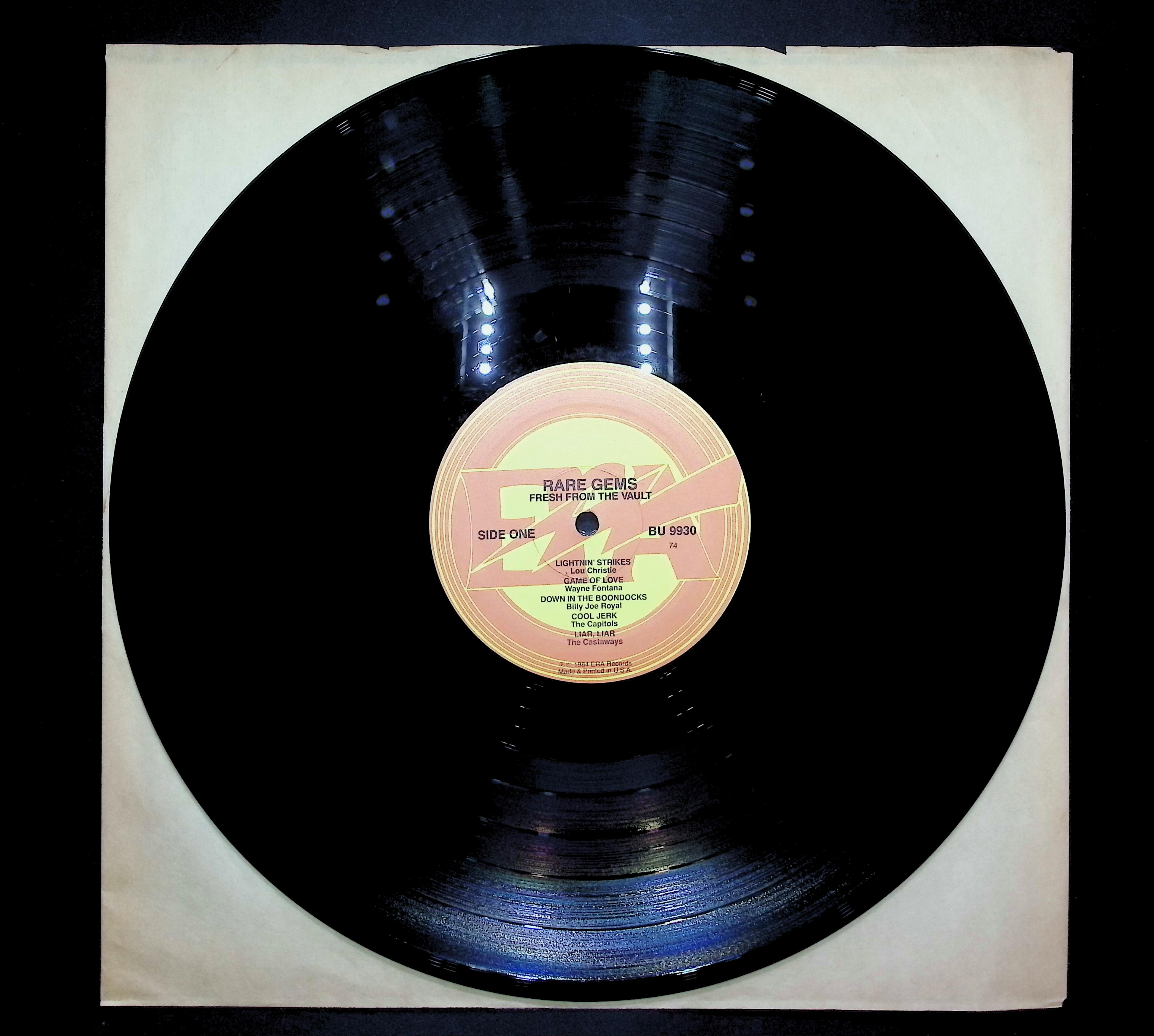 Various Artists Rare Gems - Fresh From The Vault 1984 LP Rock Side One & Two