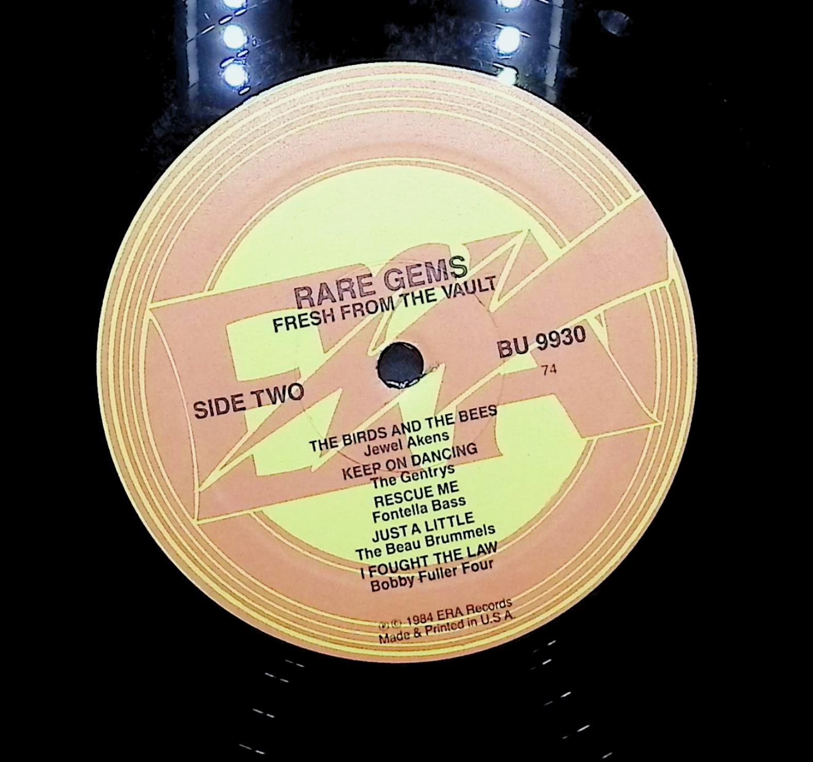 Various Artists Rare Gems - Fresh From The Vault 1984 LP Rock Side One & Two — image 4