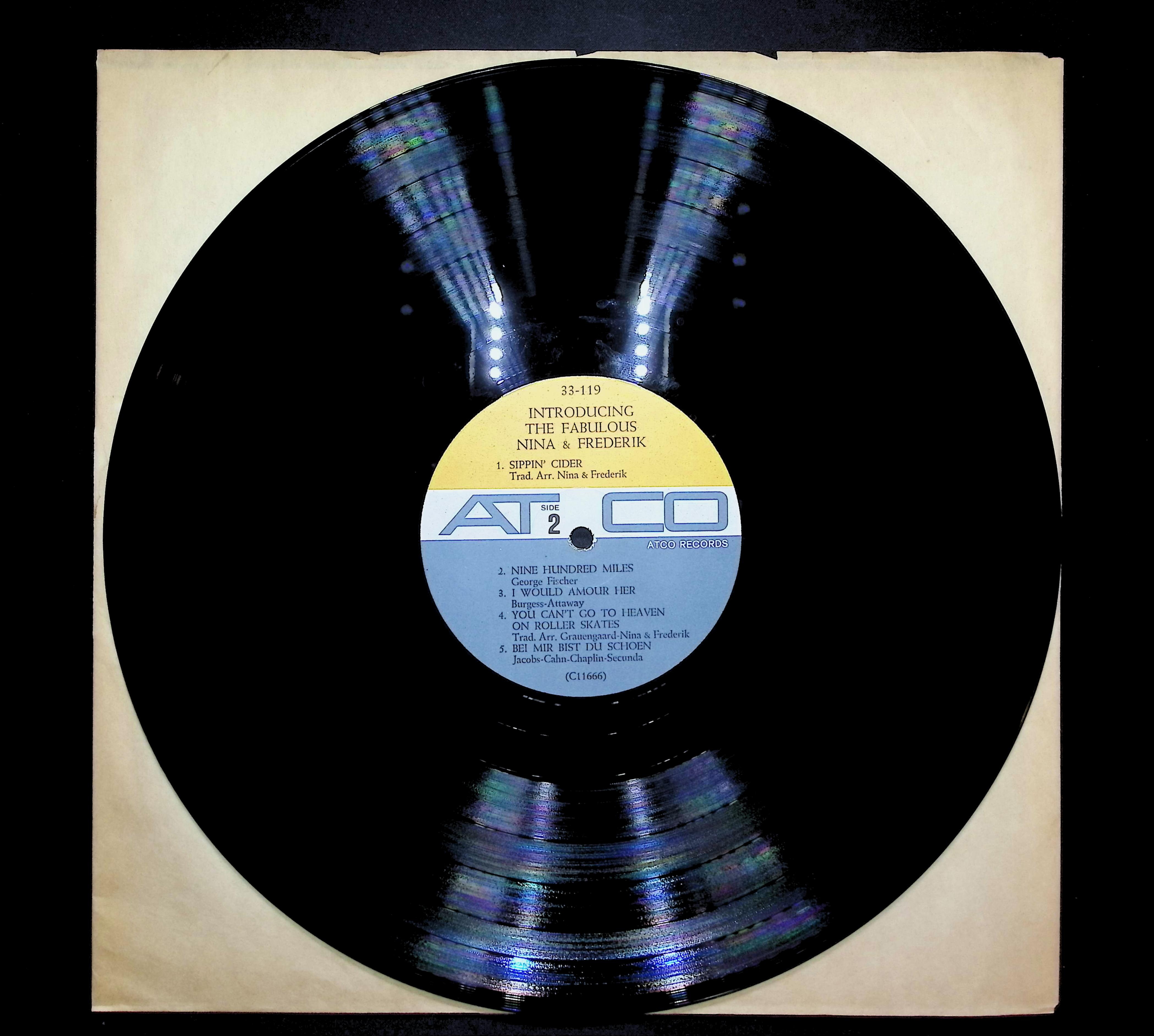 Nina & Frederik Introducing The Fabulous Nina & Frederik 1960 LP Pop Side 1 & 2 — image 3
