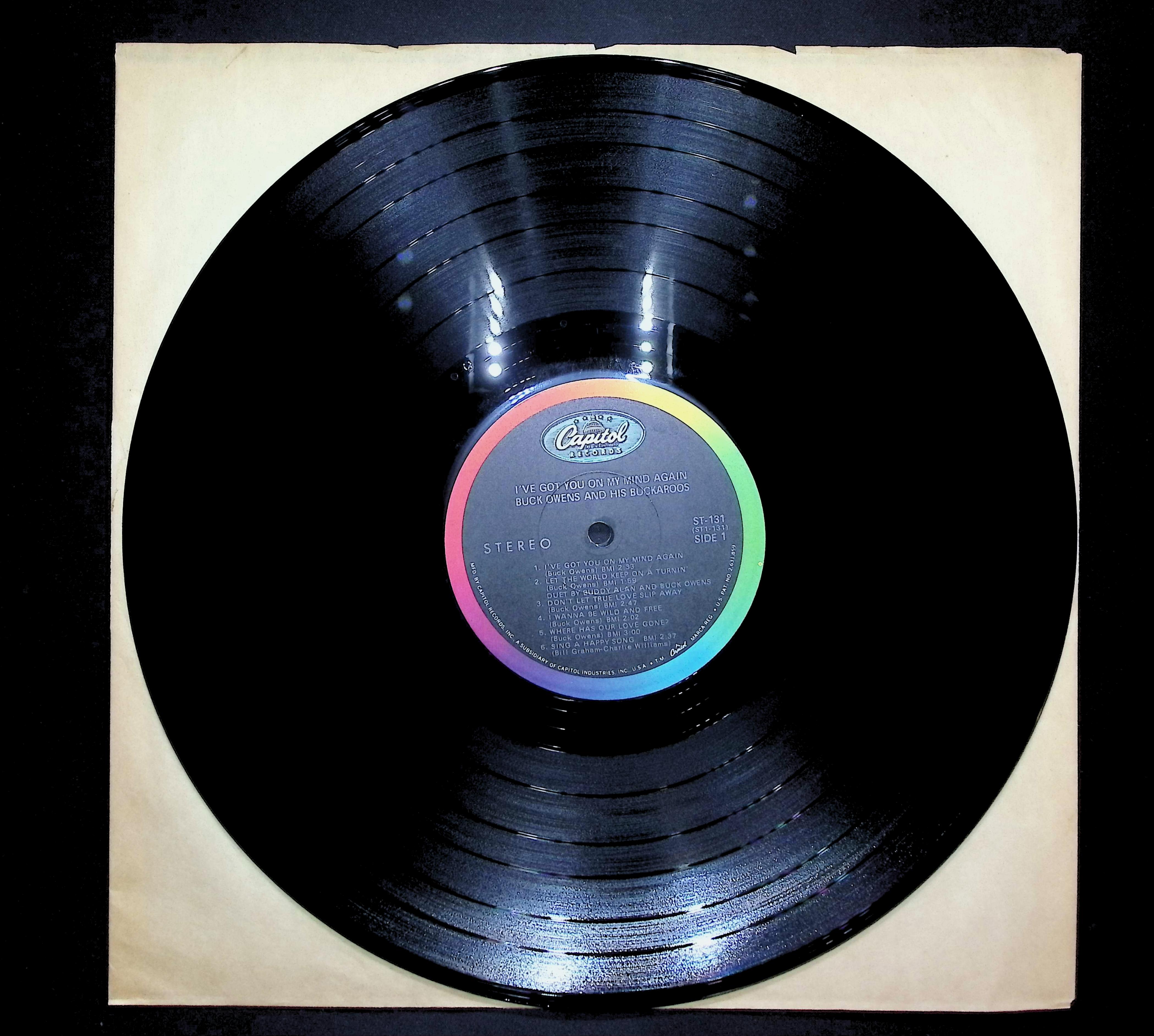 Buck Owens And His Buckaroos I've Got You On My Mind Again 1968 LP  — image 3