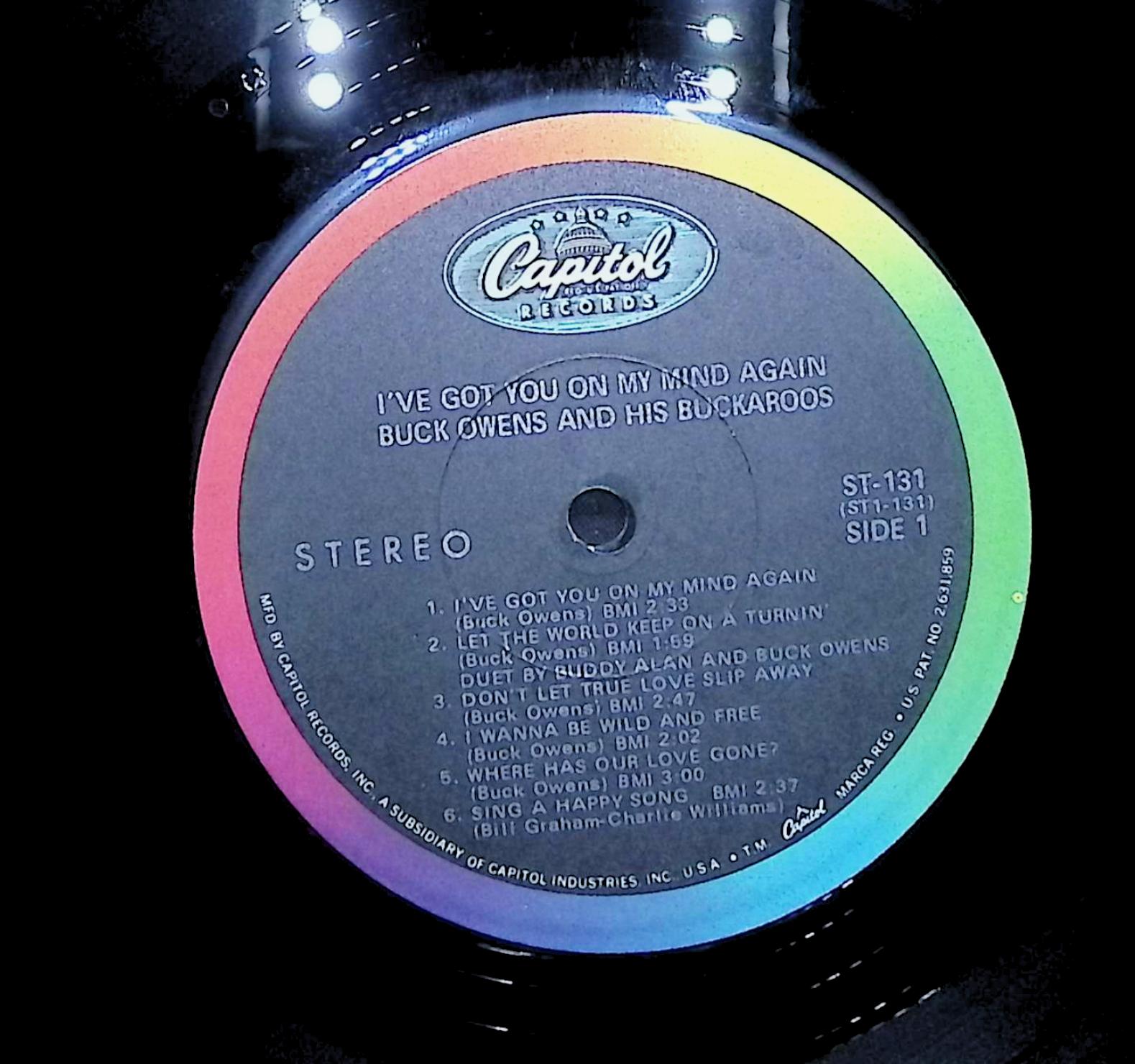 Buck Owens And His Buckaroos I've Got You On My Mind Again 1968 LP  — image 4