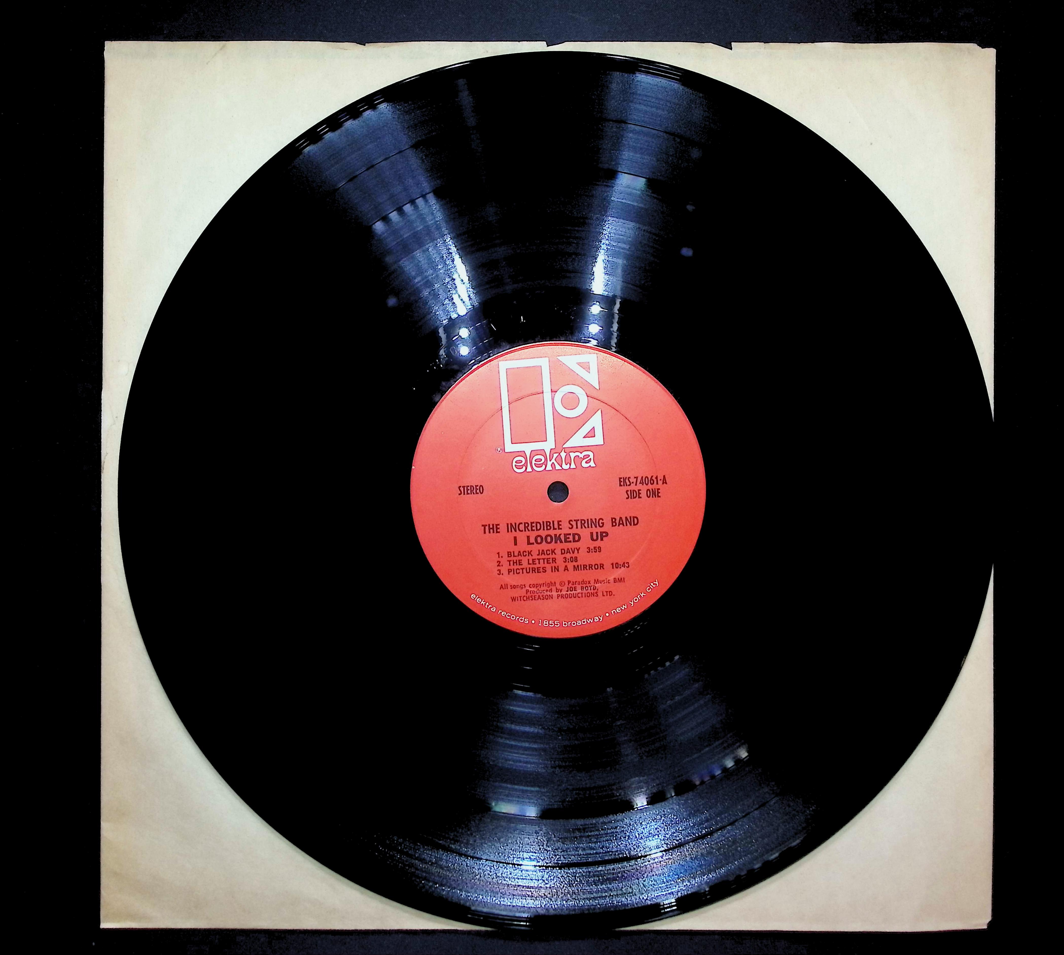 The Incredible String Band I Looked Up 1970 LP Rock Side One & Two — image 3