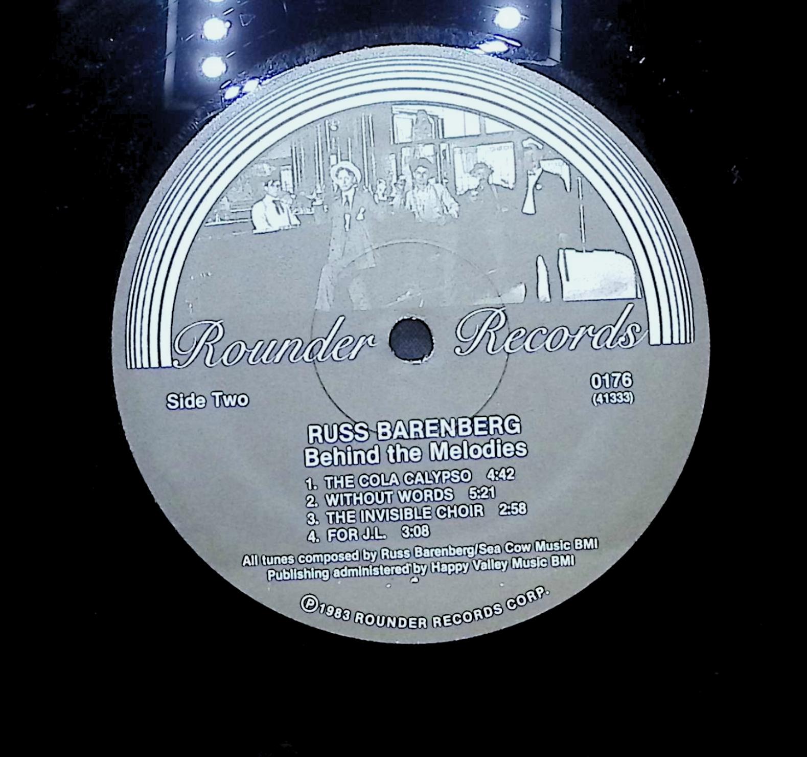 Russ Barenberg Behind The Melodies 1983 LP Jazz Side One & Two  — image 2