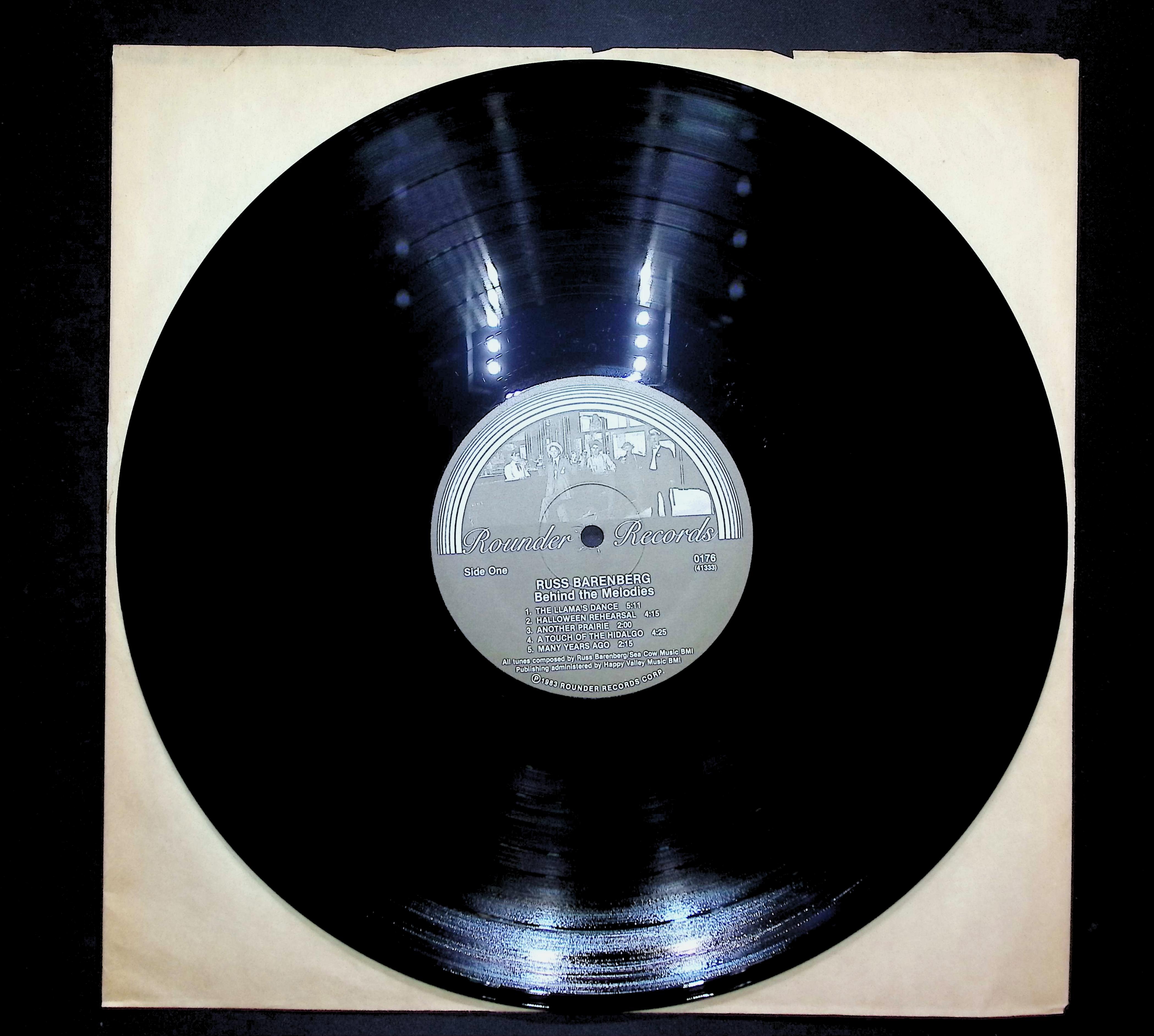 Russ Barenberg Behind The Melodies 1983 LP Jazz Side One & Two  — image 3