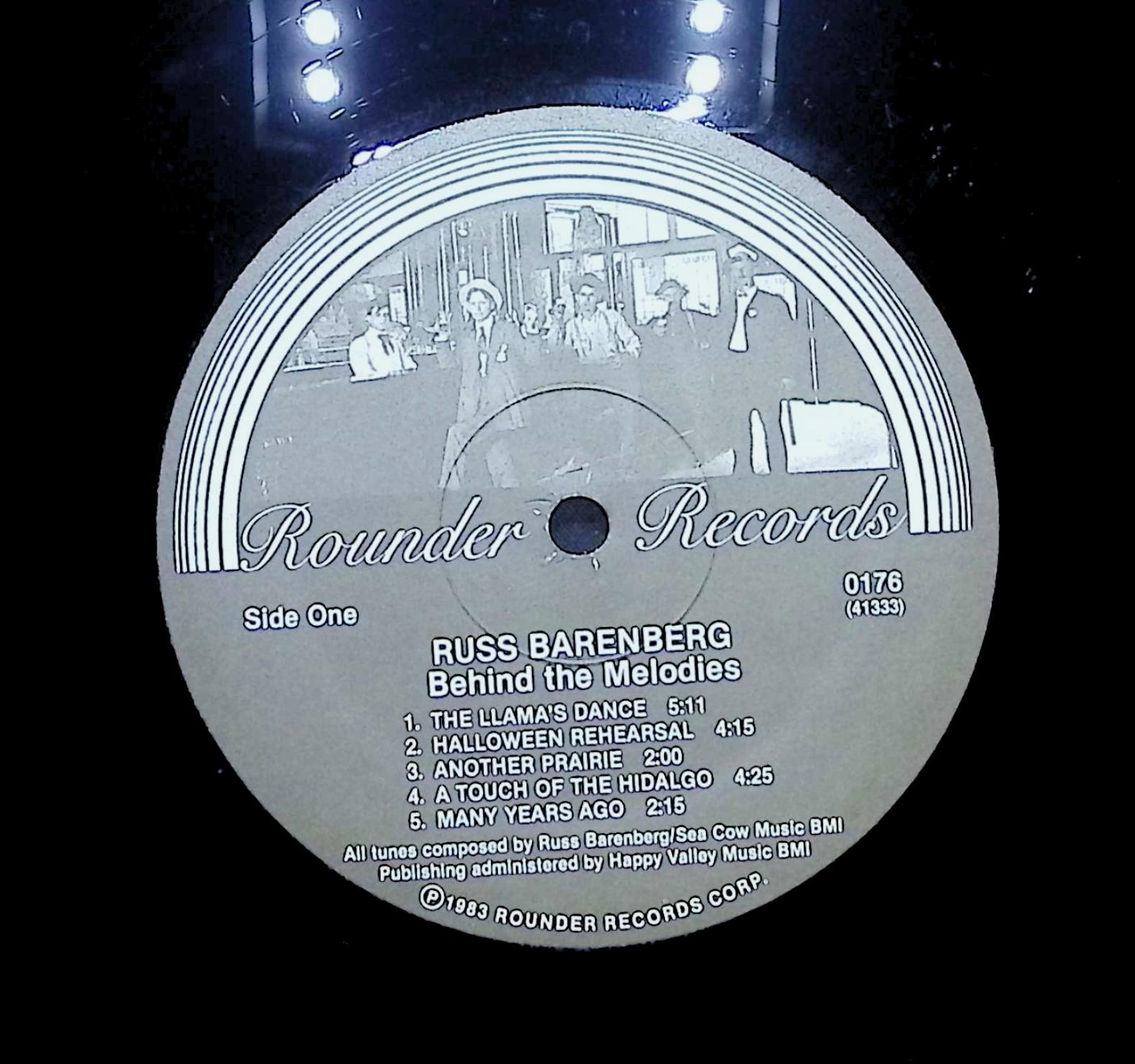 Russ Barenberg Behind The Melodies 1983 LP Jazz Side One & Two  — image 4