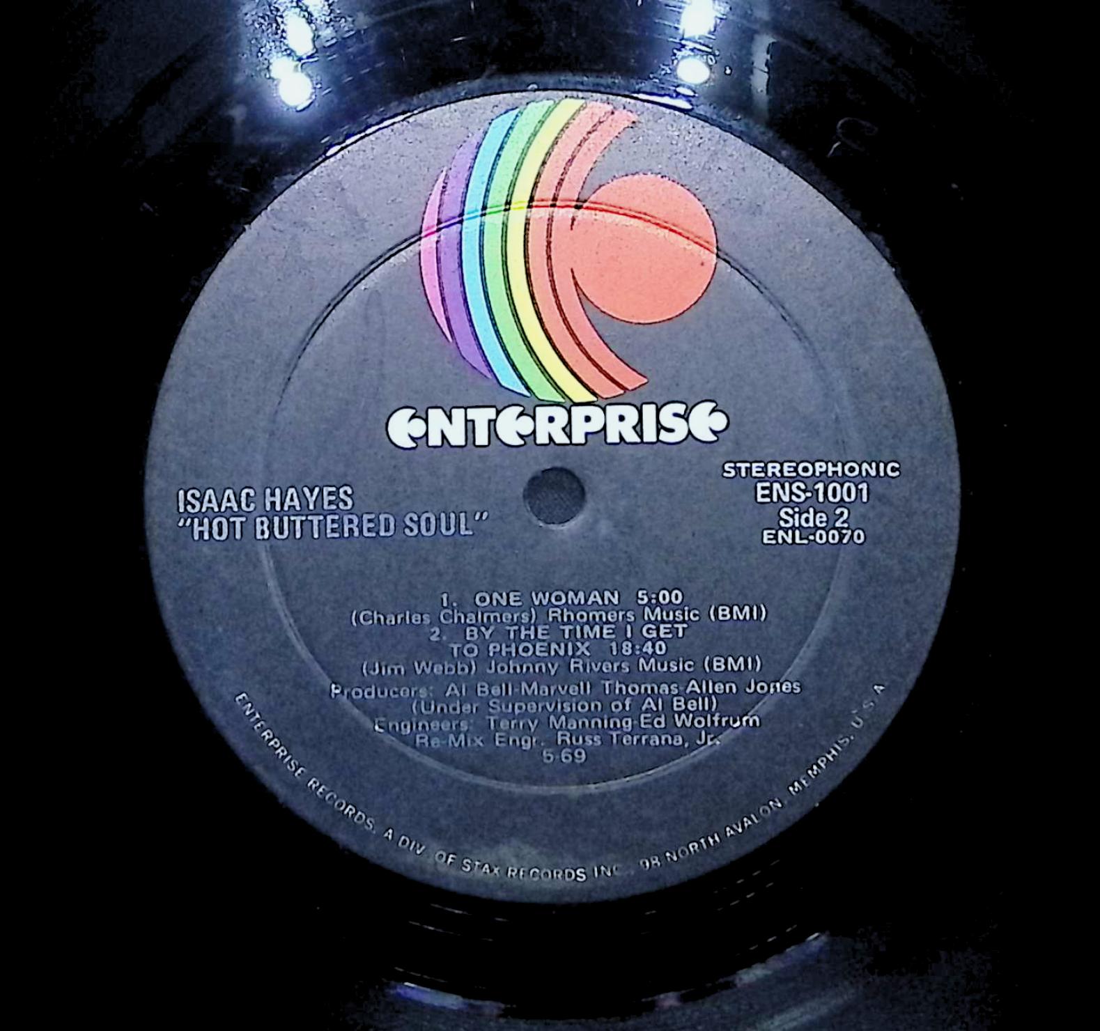 Isaac Hayes Hot Buttered Soul 1969 LP Electronic Side 1 & 2 — image 4